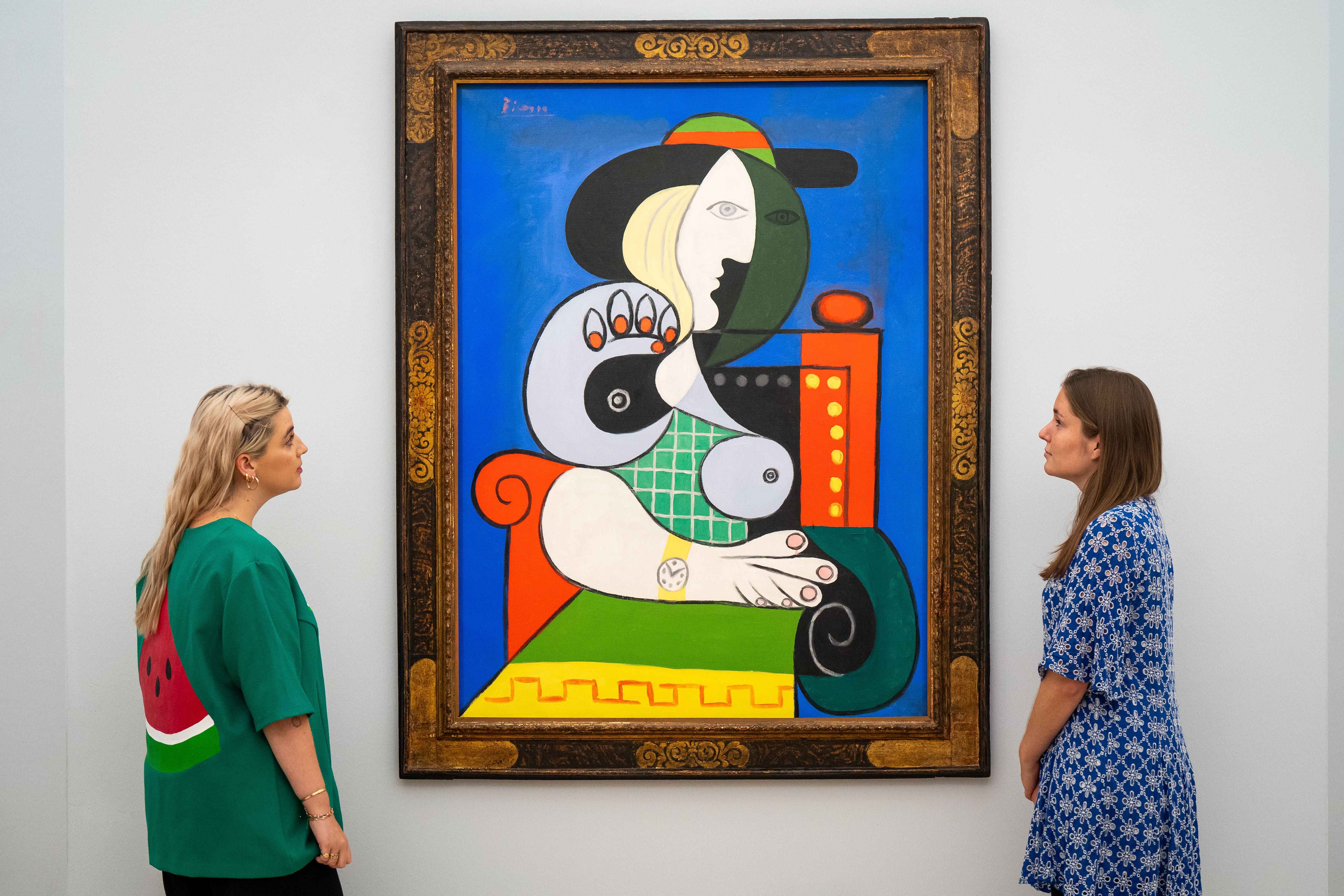 Picasso painting estimated to fetch $120m goes on display in London
