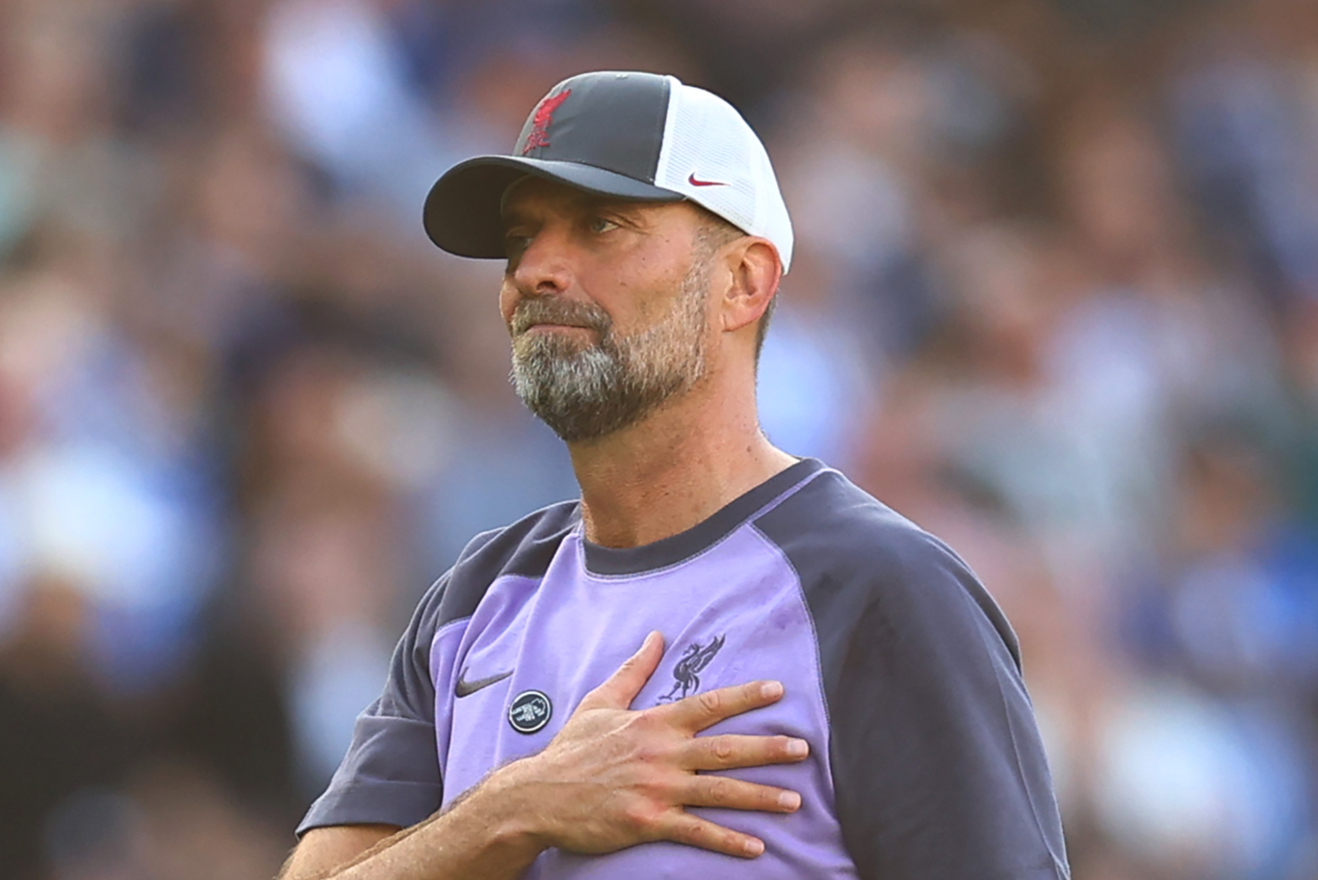 Jurgen Klopp jokes he has ‘no idea’ about rules after Pascal Gross avoids card in Liverpool draw with Brighton
