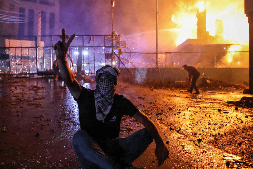 LEBANON-PALESTINIAN-ISRAEL-US-CONFLICT-DEMO
