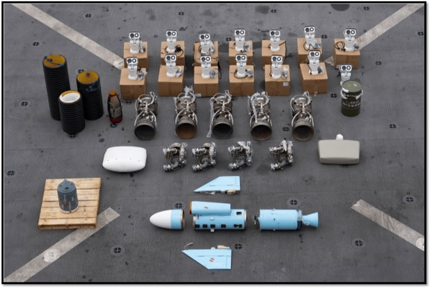 USCENTCOM Seizes Iranian Advanced Conventional Weapons Bound for Houthis