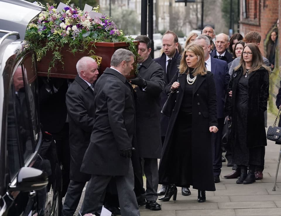 Derek Draper funeral