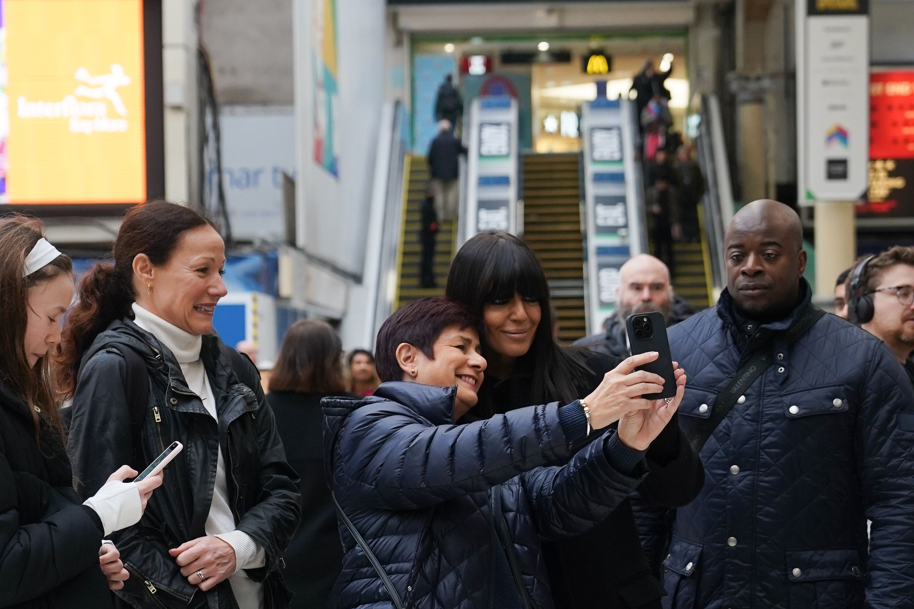 Claudia Winkleman seen filming in Victoria station ahead of The Piano season two