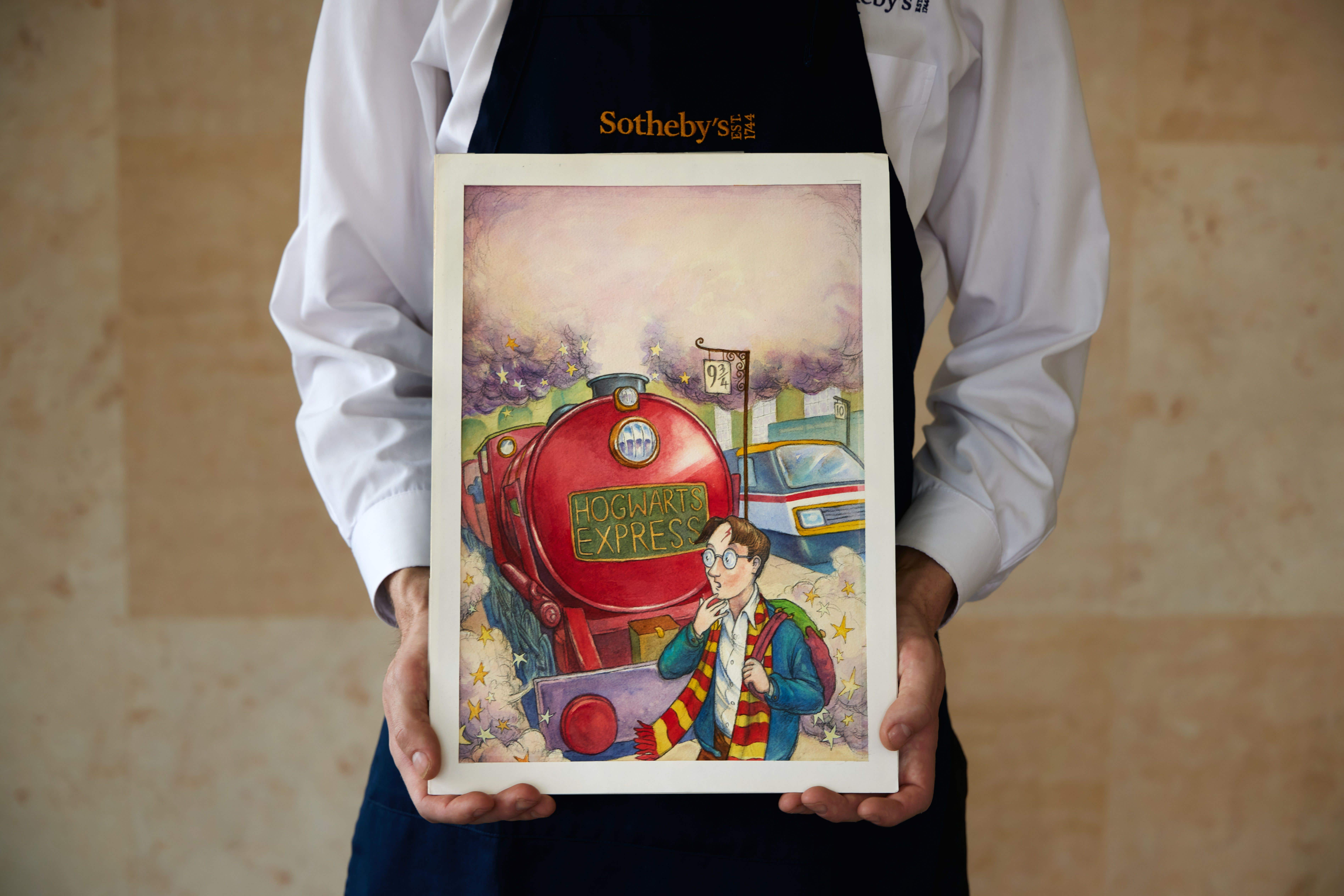 Watercolour for first Harry Potter book up for auction at ‘record estimate’