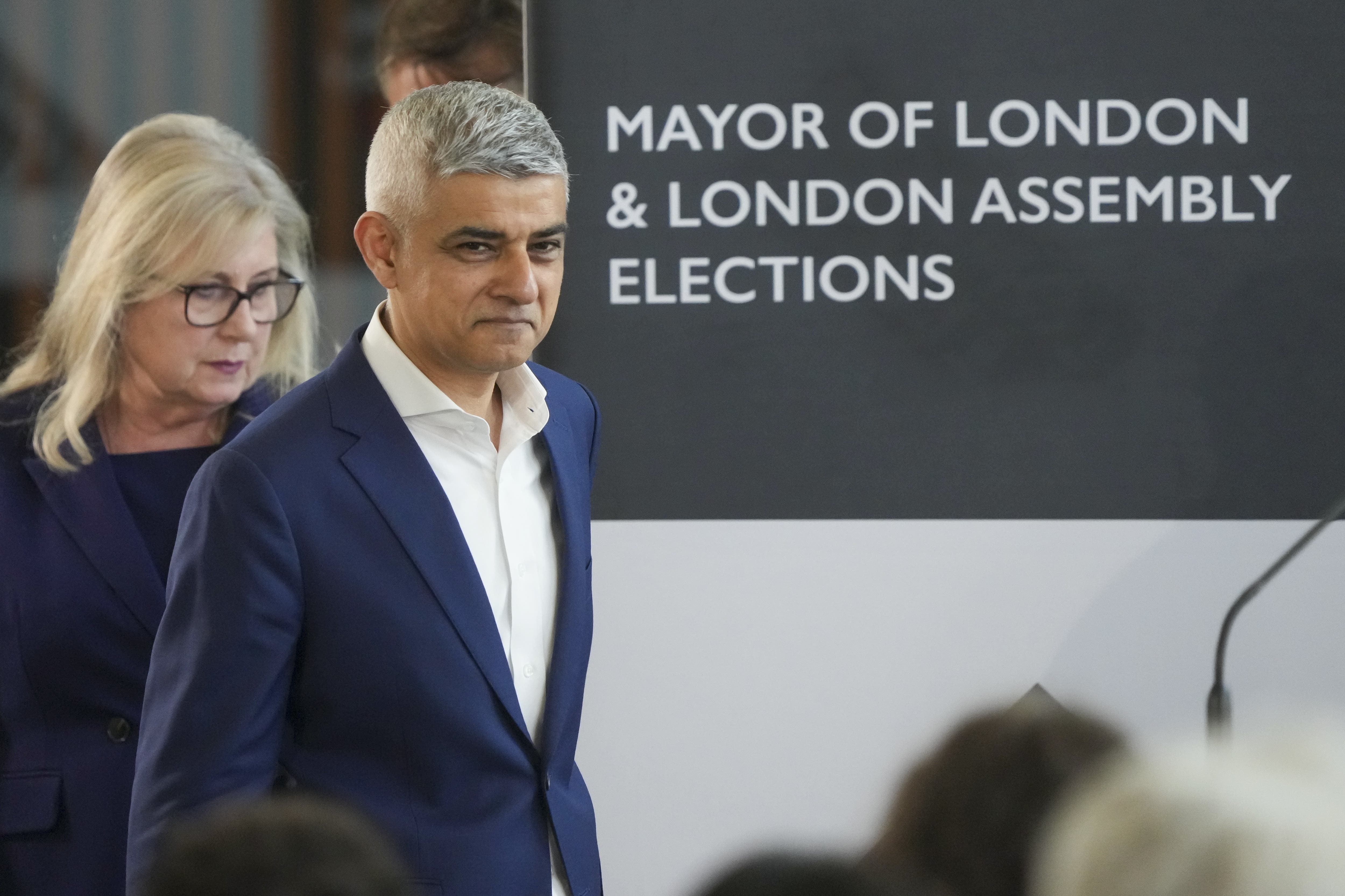 Sadiq Khan vows to make London ‘byword for opportunity’ in third term