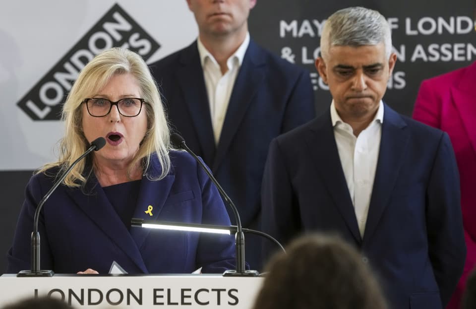 Susan Hall and Sadiq Khan