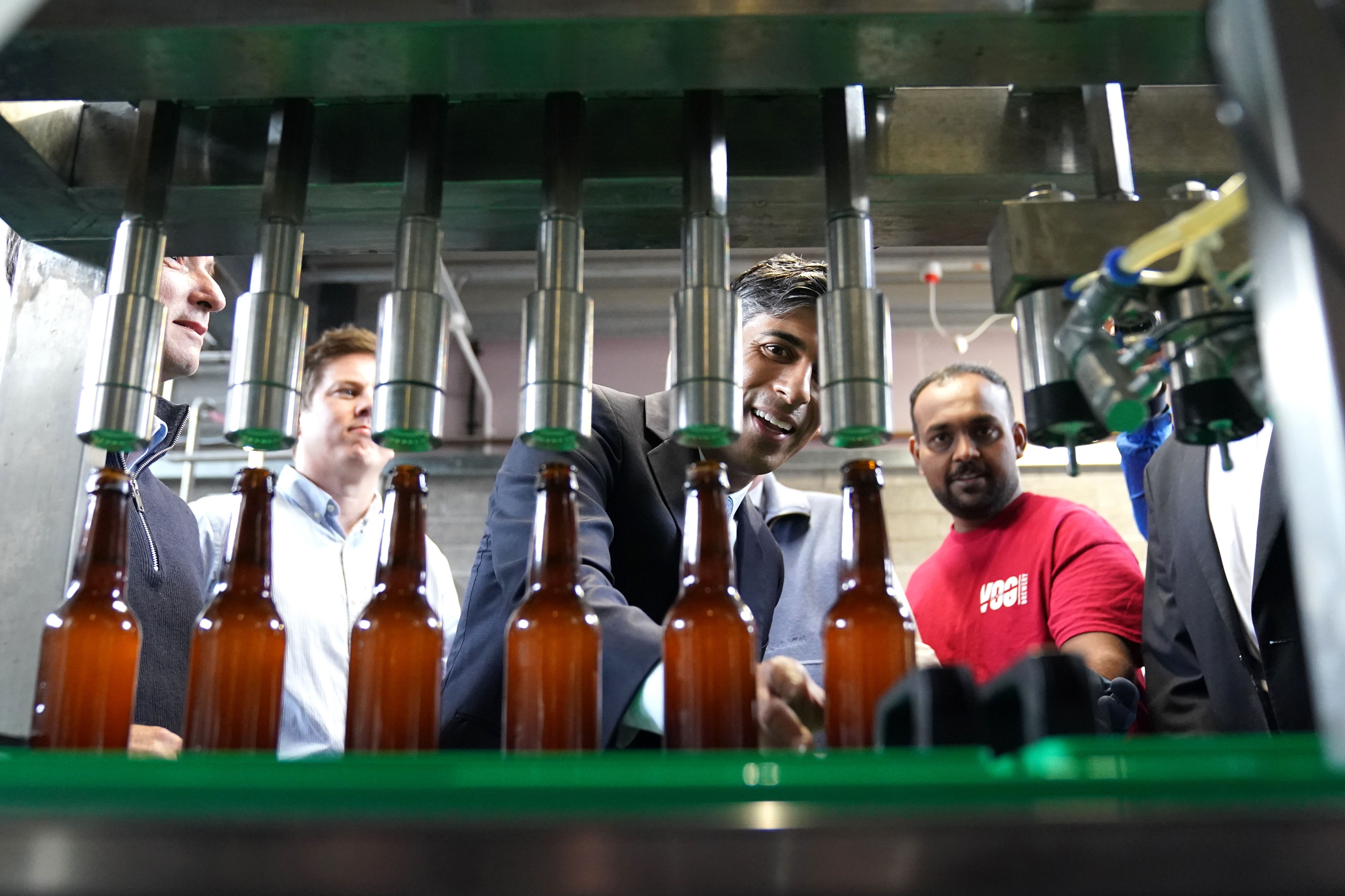 Election campaign day one: Mess-up in a brewery as Sunak and Starmer trade blows