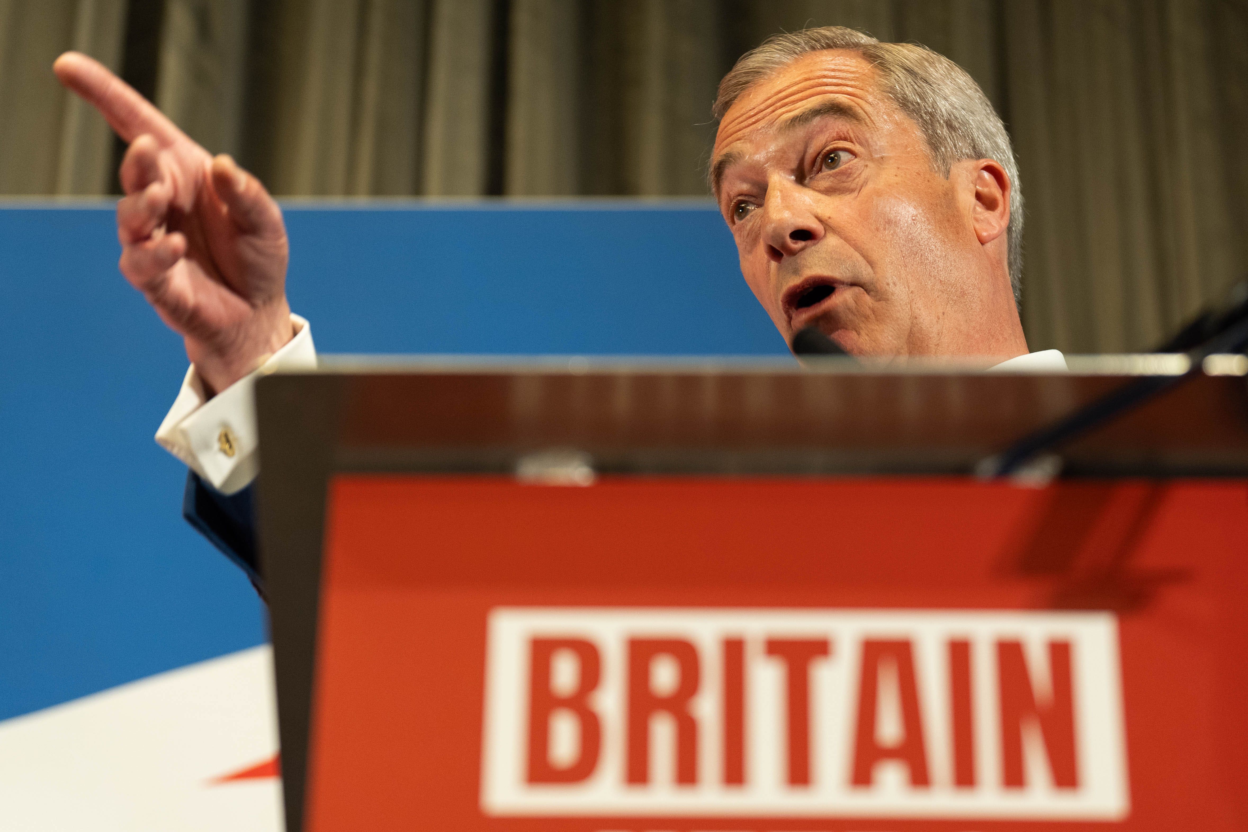 Farage has ‘no interest’ in Tory pact as Reform floats employer immigration tax