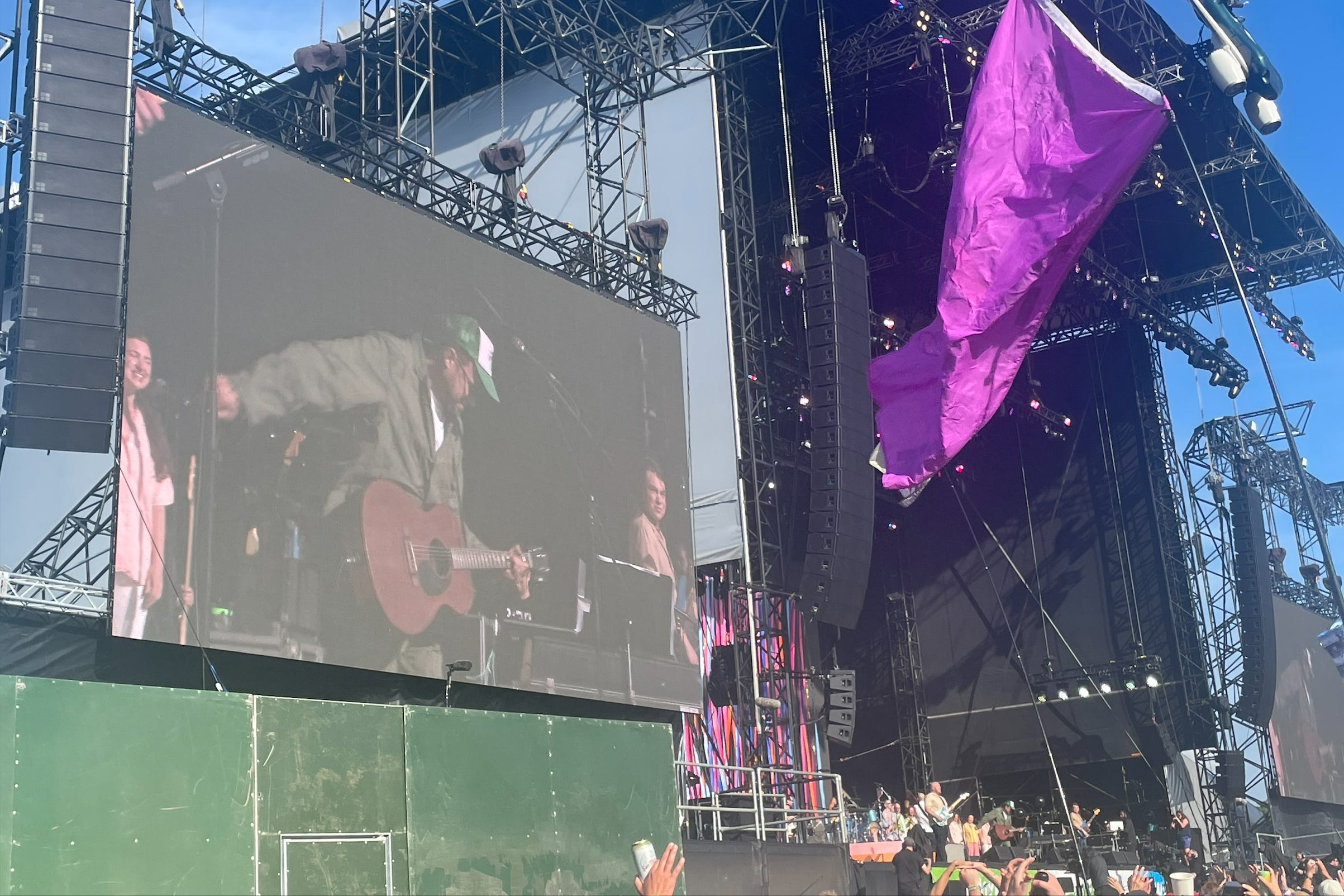 Damon Albarn comments on elections and Palestine in Glastonbury surprise