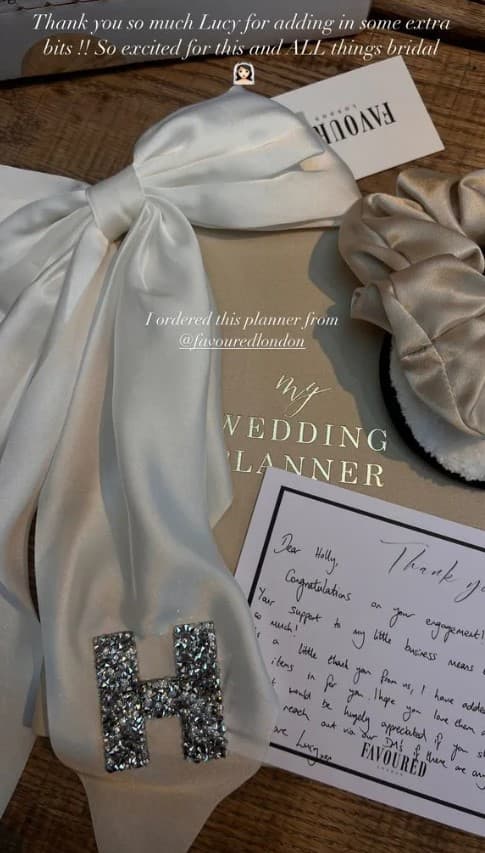 Holly Ramsay gives a glimpse into her glam wedding planning