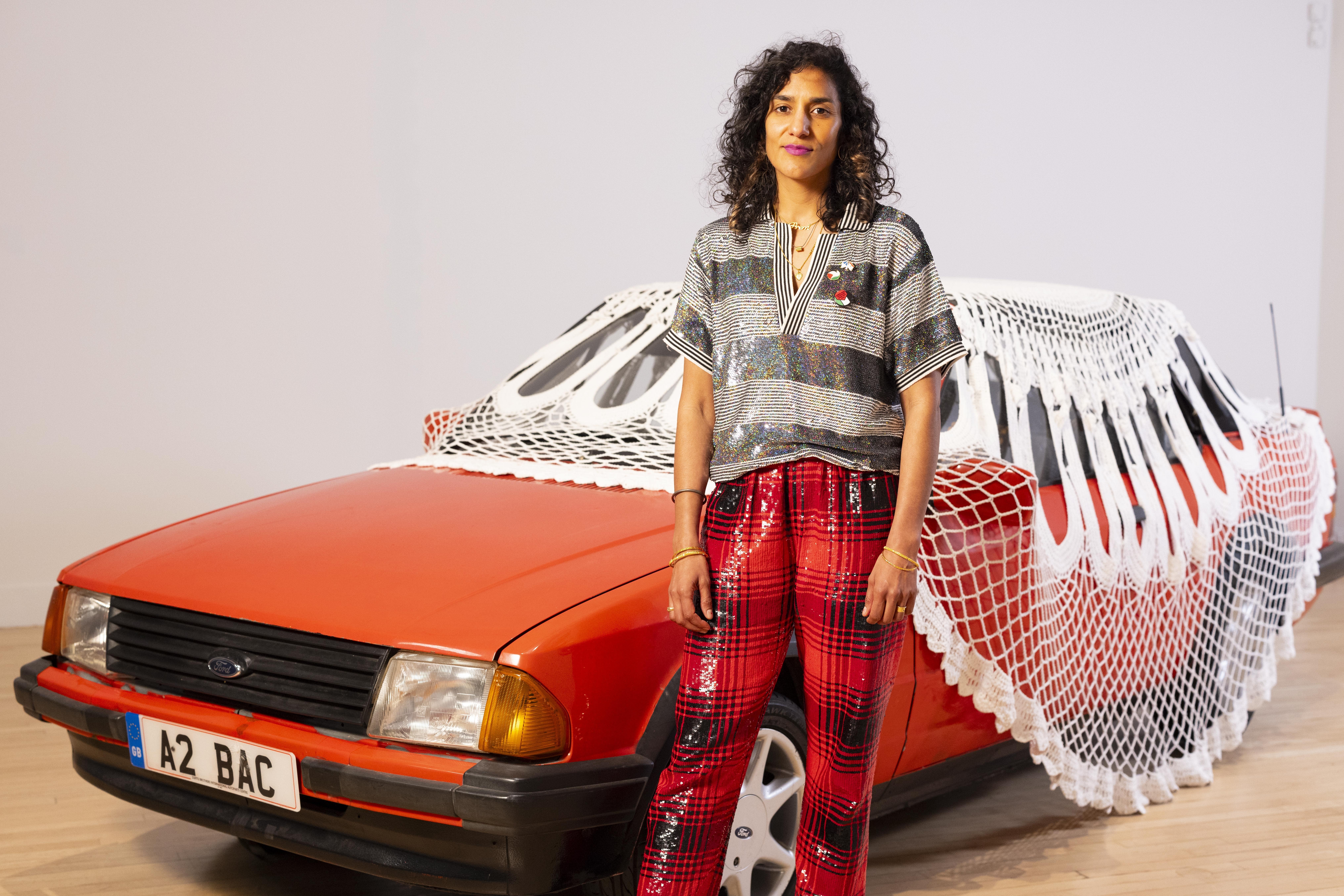 Jasleen Kaur who put a Ford Escort in the Tate wins Turner Prize 2024