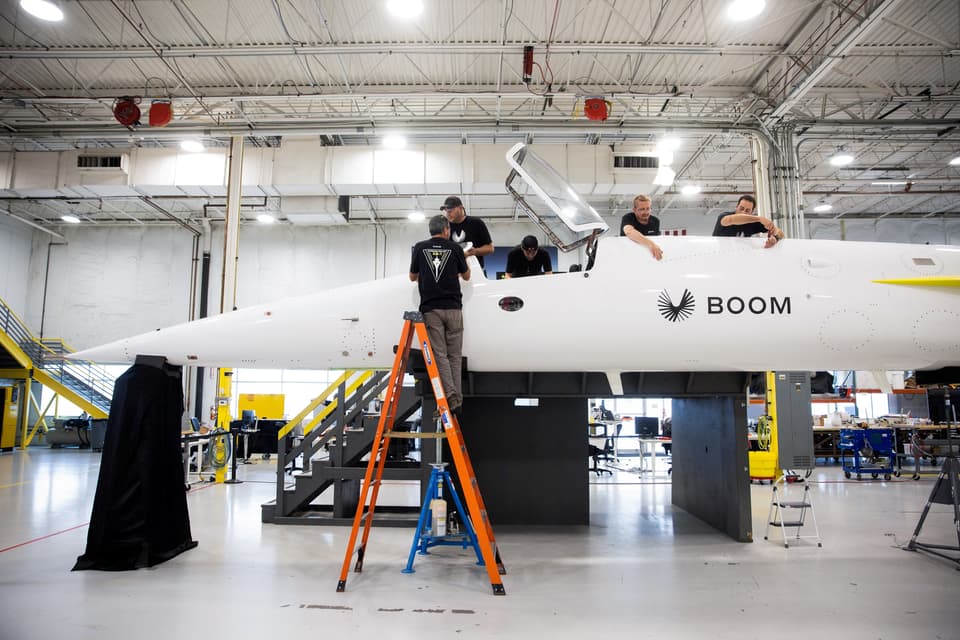 FILE PHOTO: Boom Supersonic developing aircraft for trans-Atlantic commercial service