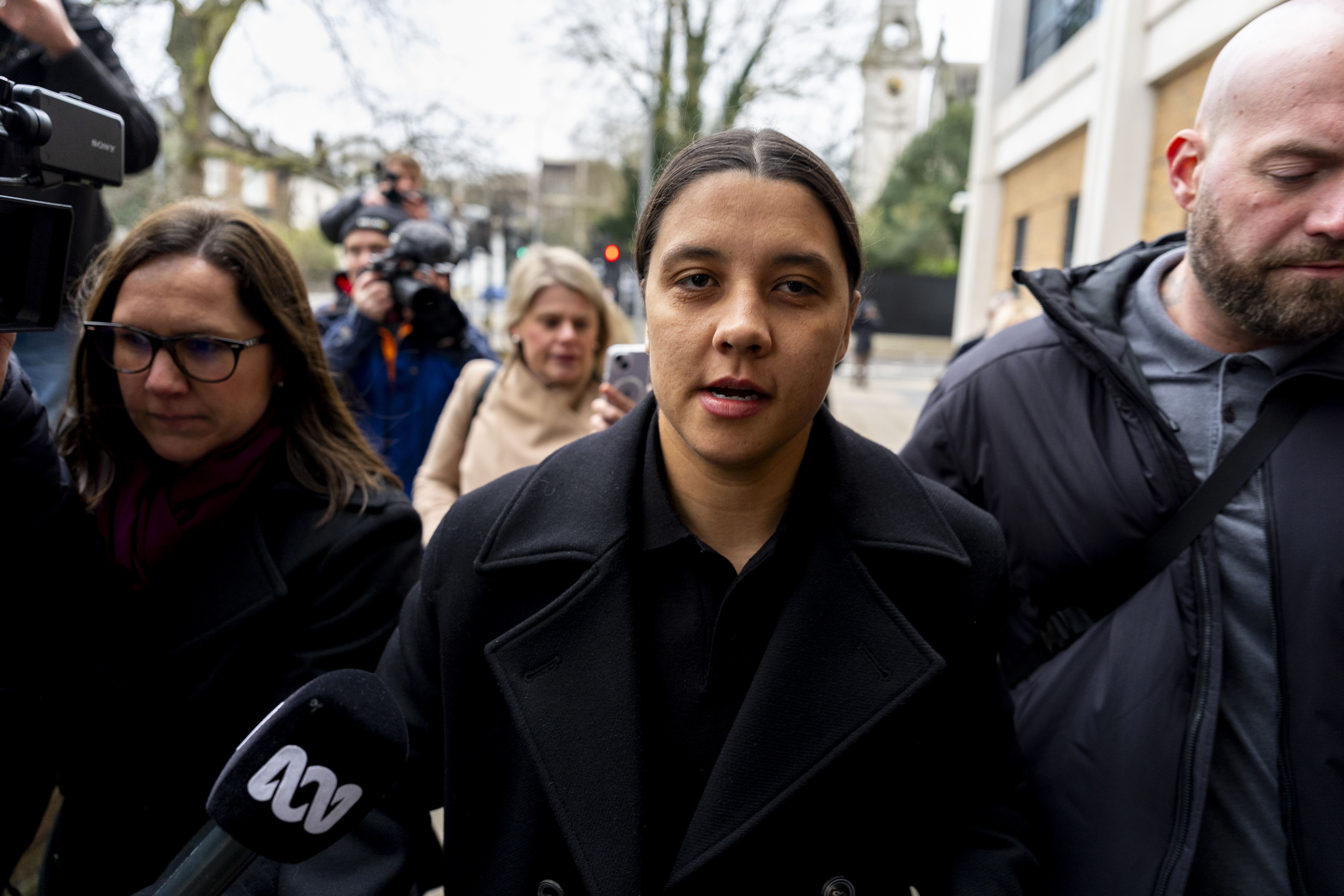 Chelsea striker Sam Kerr ‘feared for life’ while ‘trapped’ in taxi