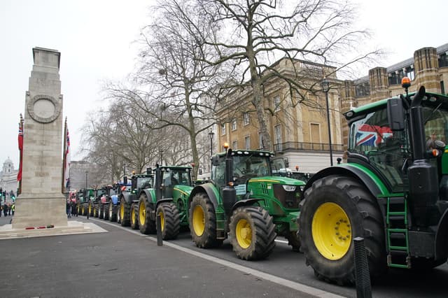 Farmers protest