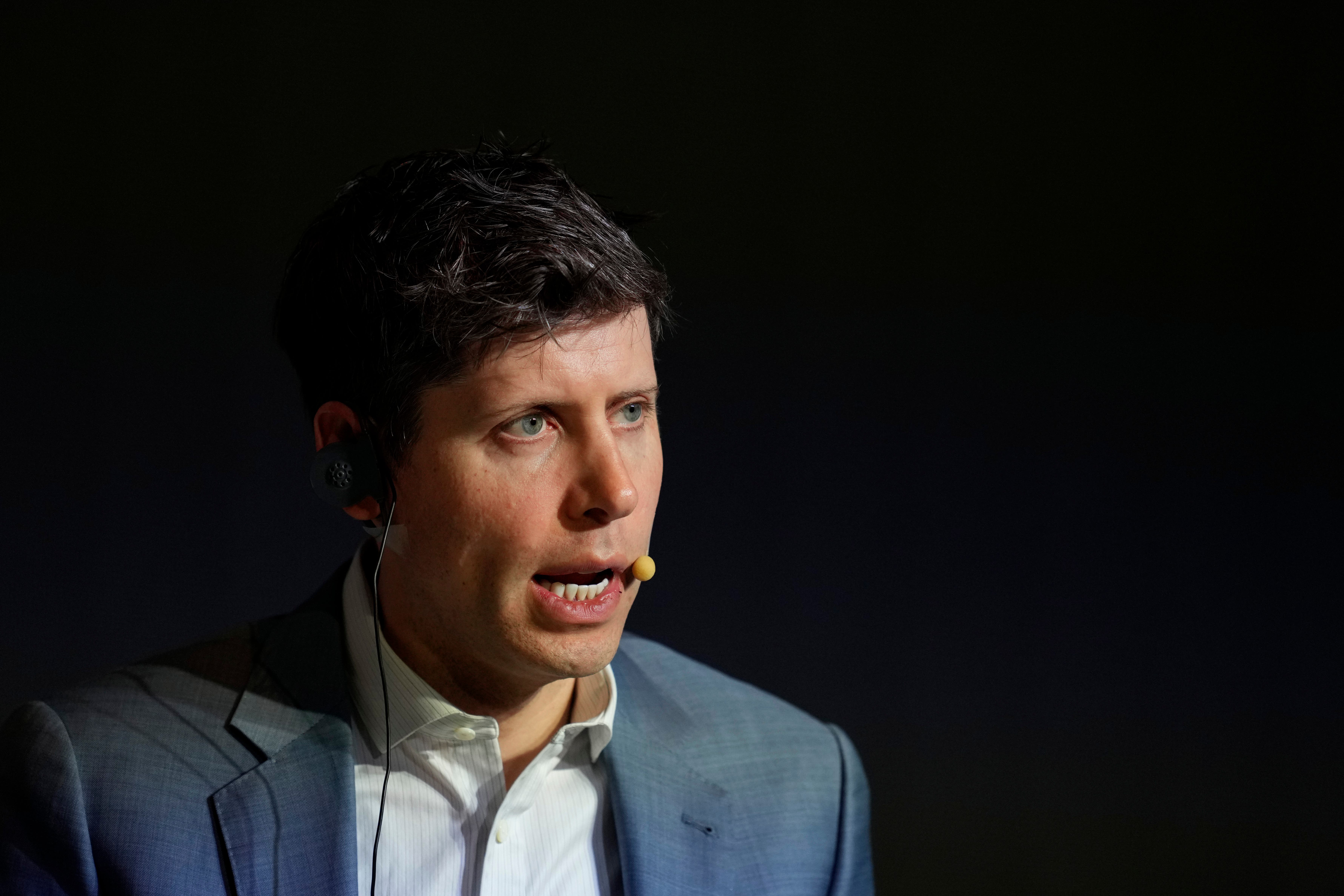 Sam Altman speaking