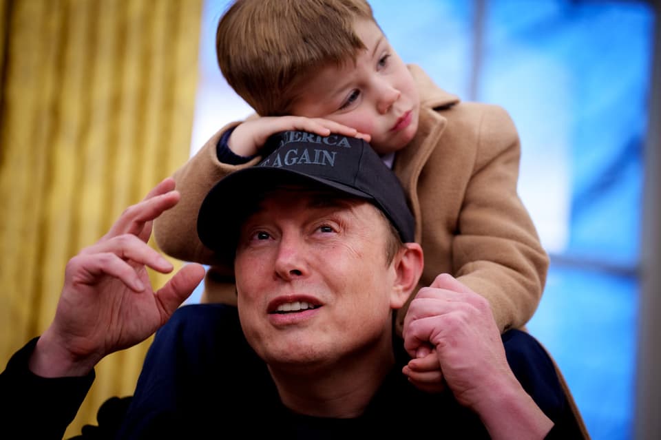 Elon Musk Joins President Trump For Signing Executive Orders In The Oval Office