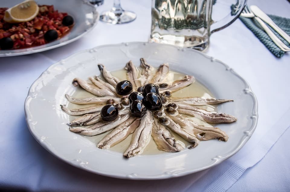 Anchovies, a great source of protein