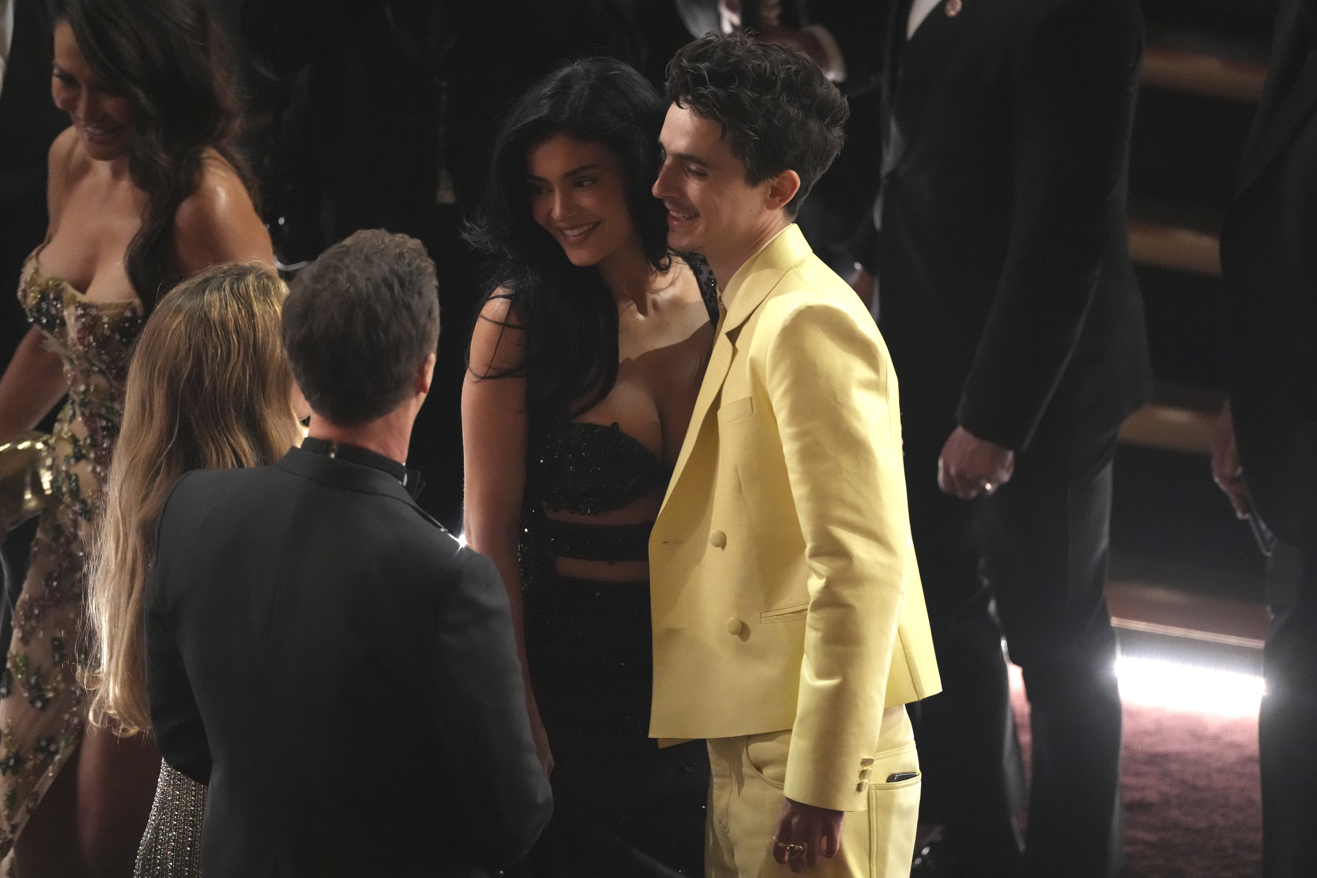 Timothee Chalamet and Kylie Jenner bring date night to the Oscars