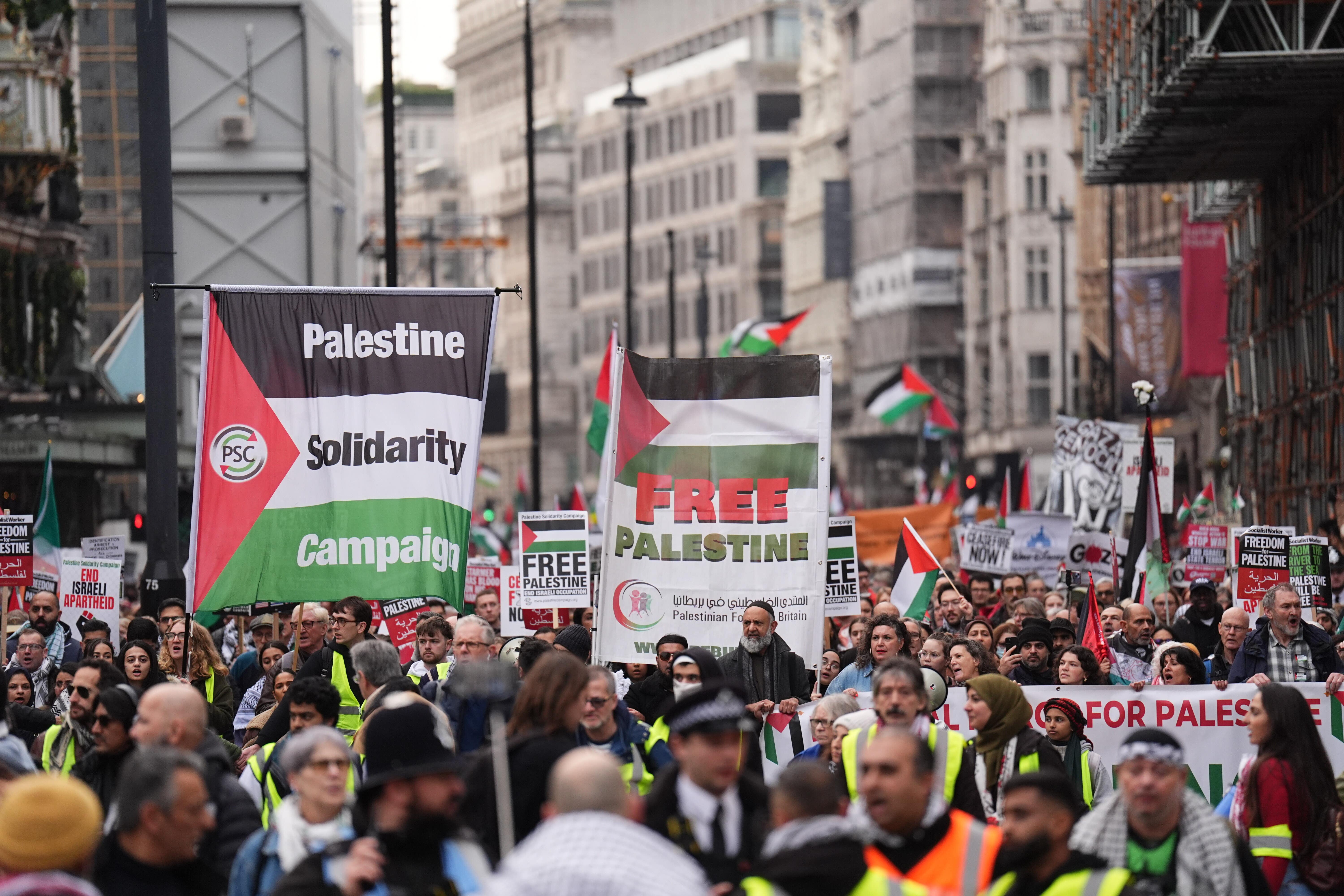 Met Police impose conditions on three separate protests in London at the weekend