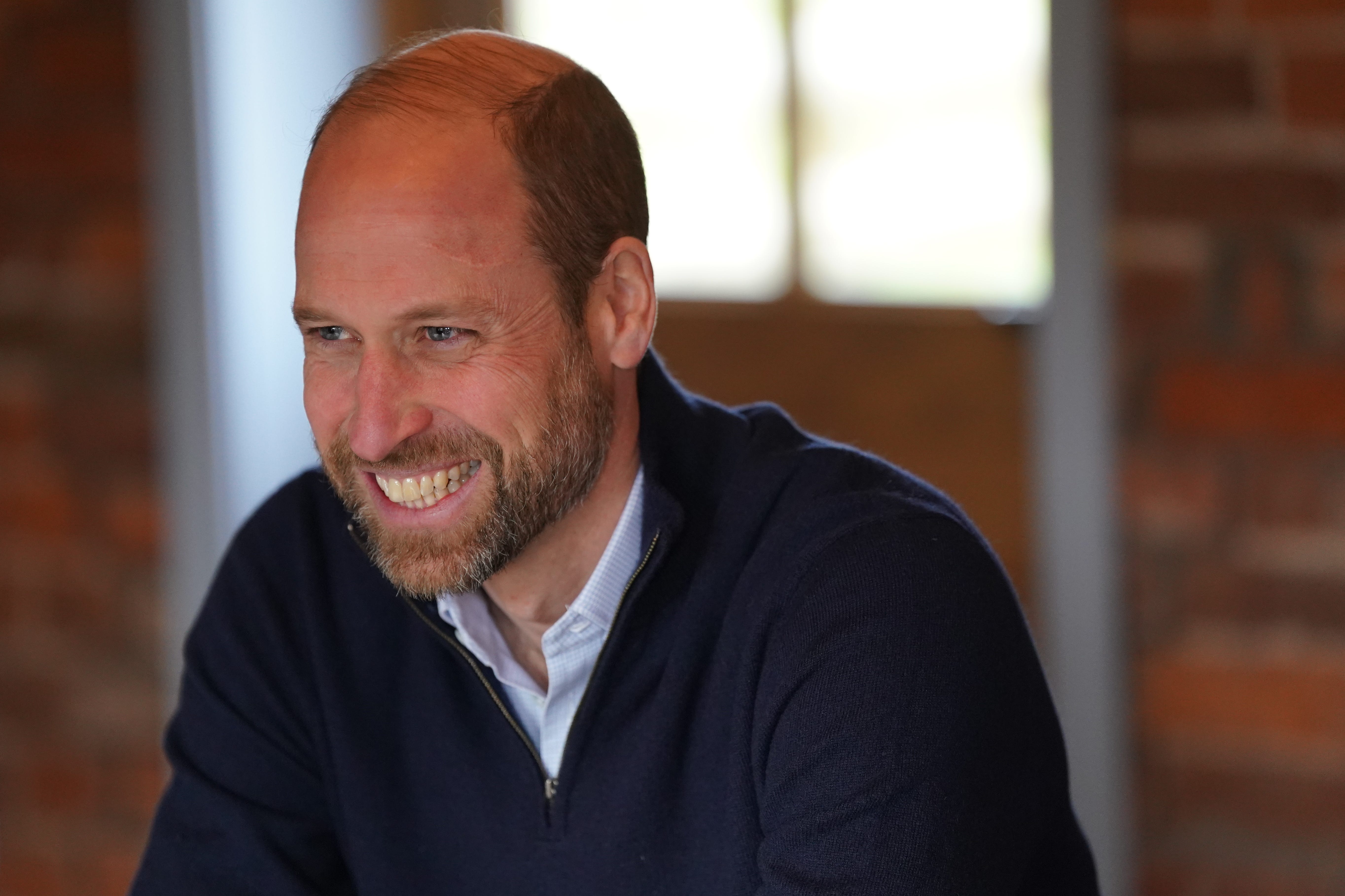 William meets young farmers as he becomes patron of mental health charity