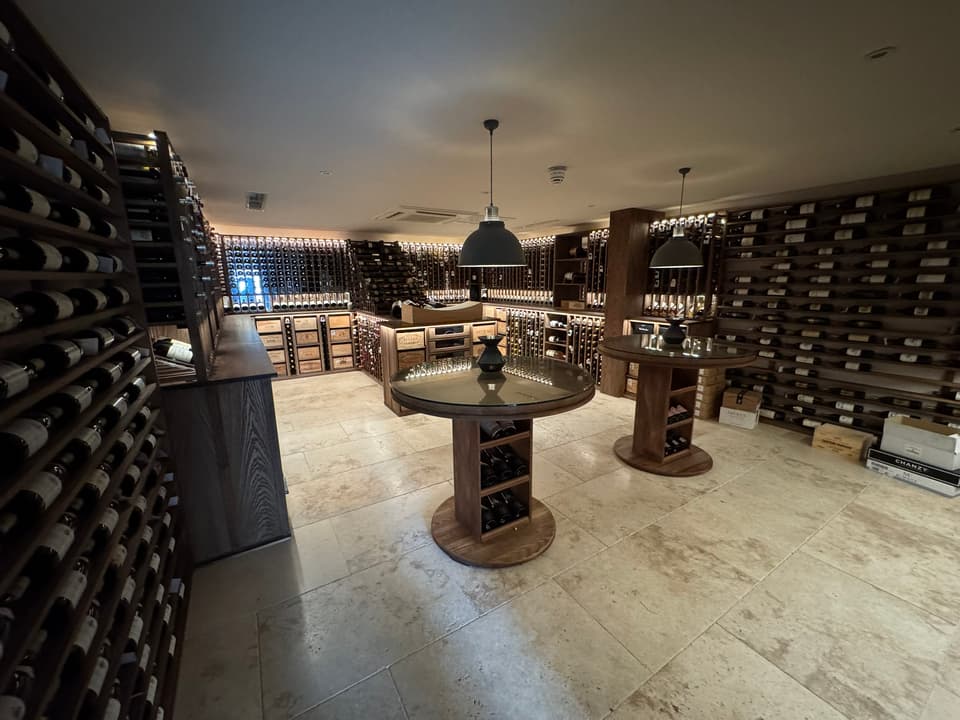 The wine cellar