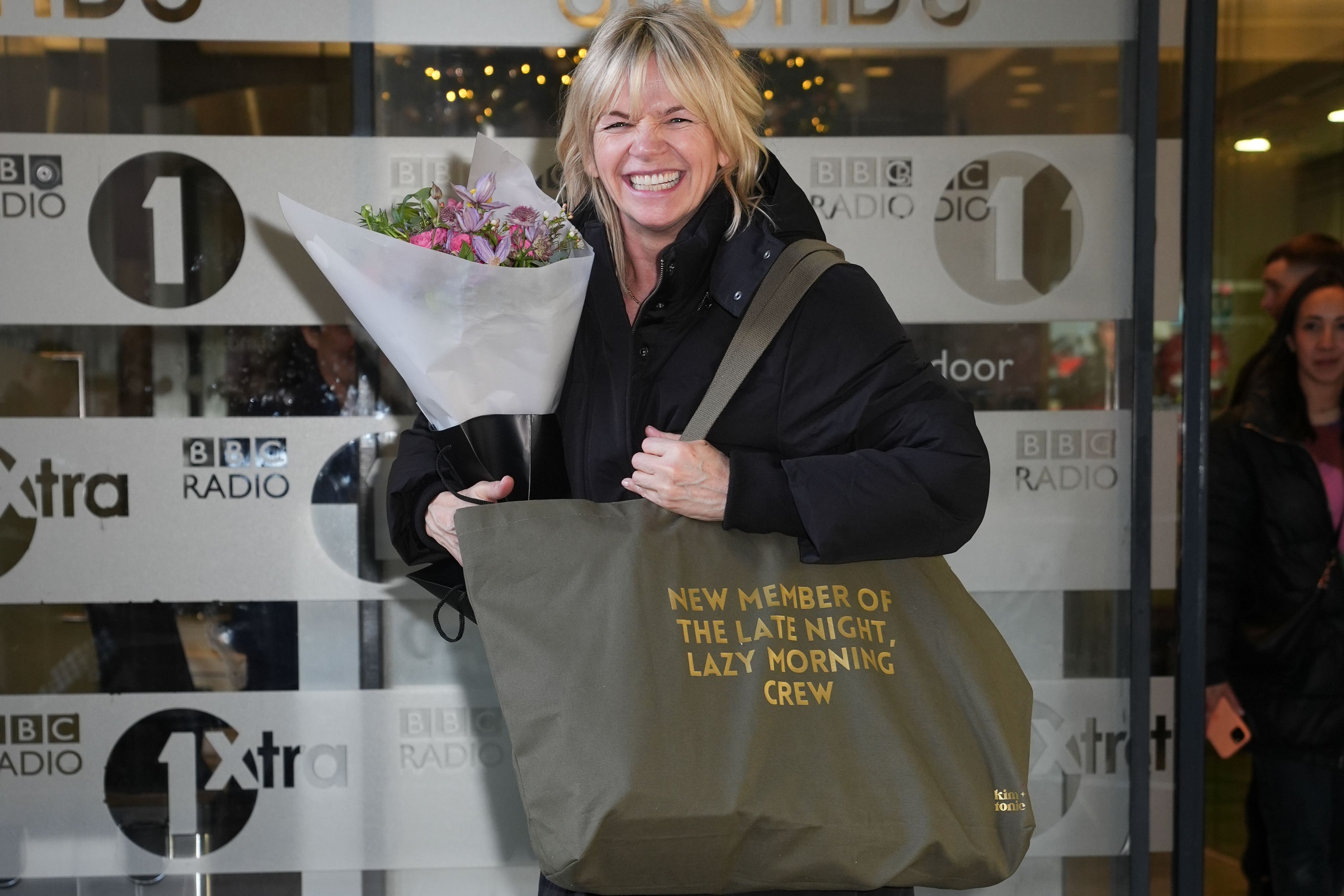 ‘Back once again with the ill behaviour’: Zoe Ball returns to BBC Radio 2