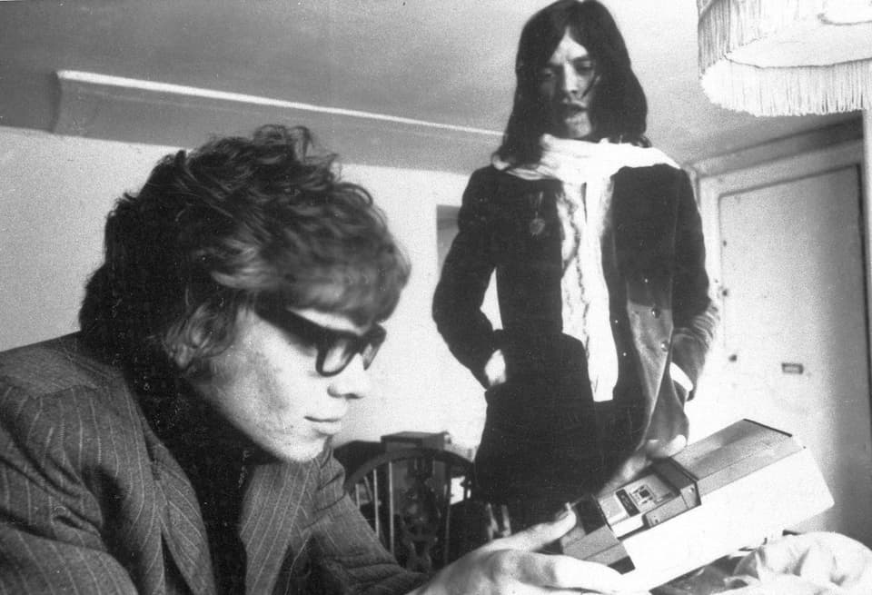 Richard Branson with Mick Jagger