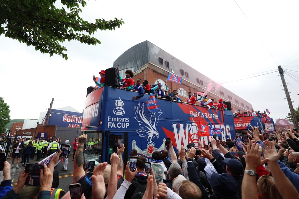 Crystal Palace FA Cup Trophy Parade & Celebrations