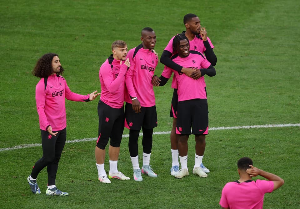 Conference League - Final - Chelsea Training