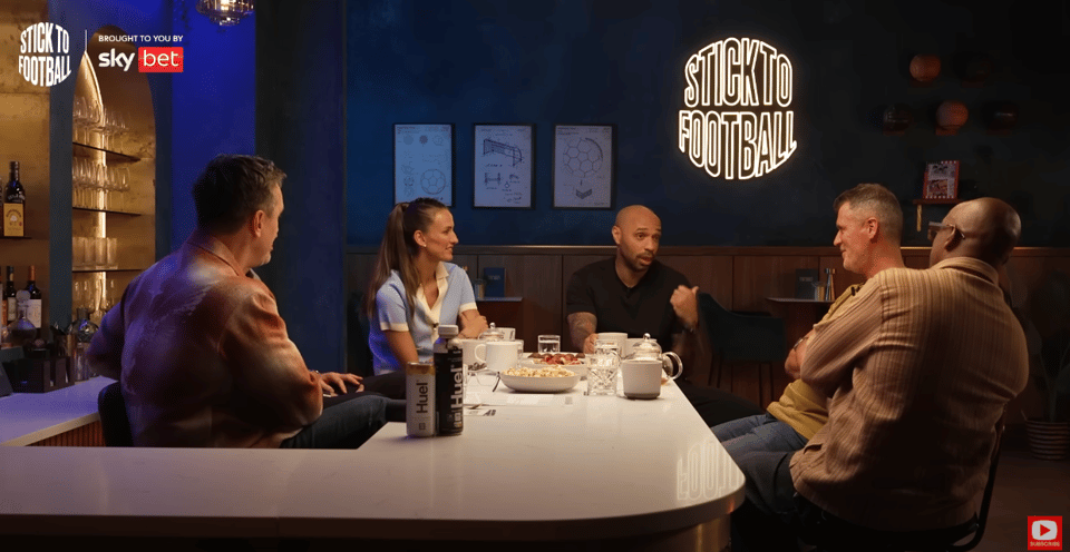 Thierry Henry on the Stick to Football Podcast
