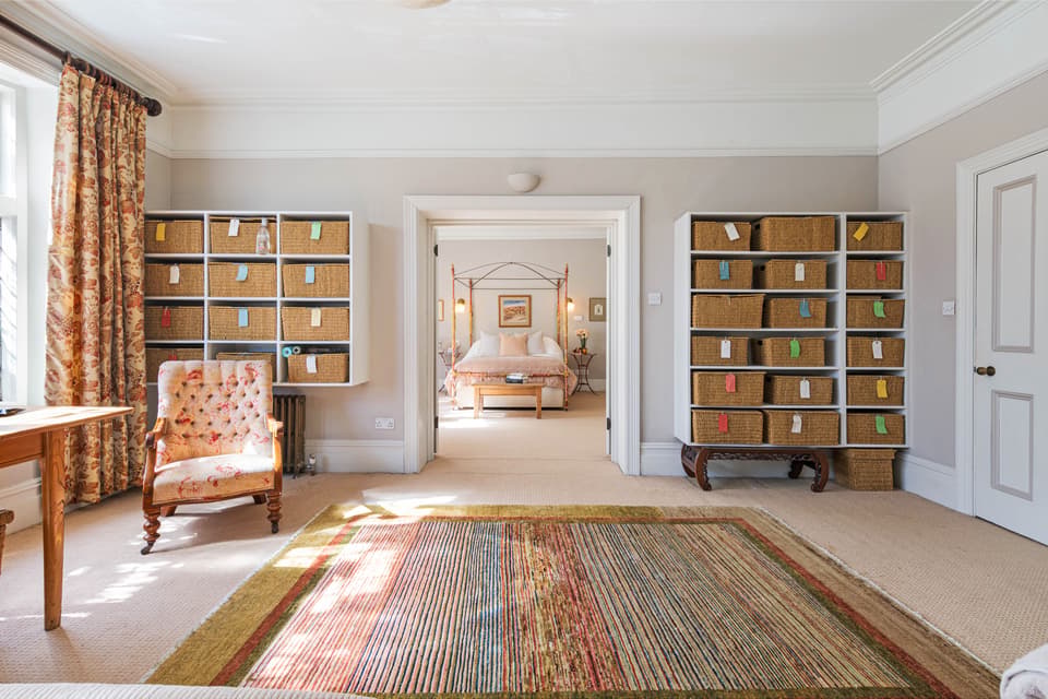 Meredith reconfigured the house into three flats, with plenty of lateral space