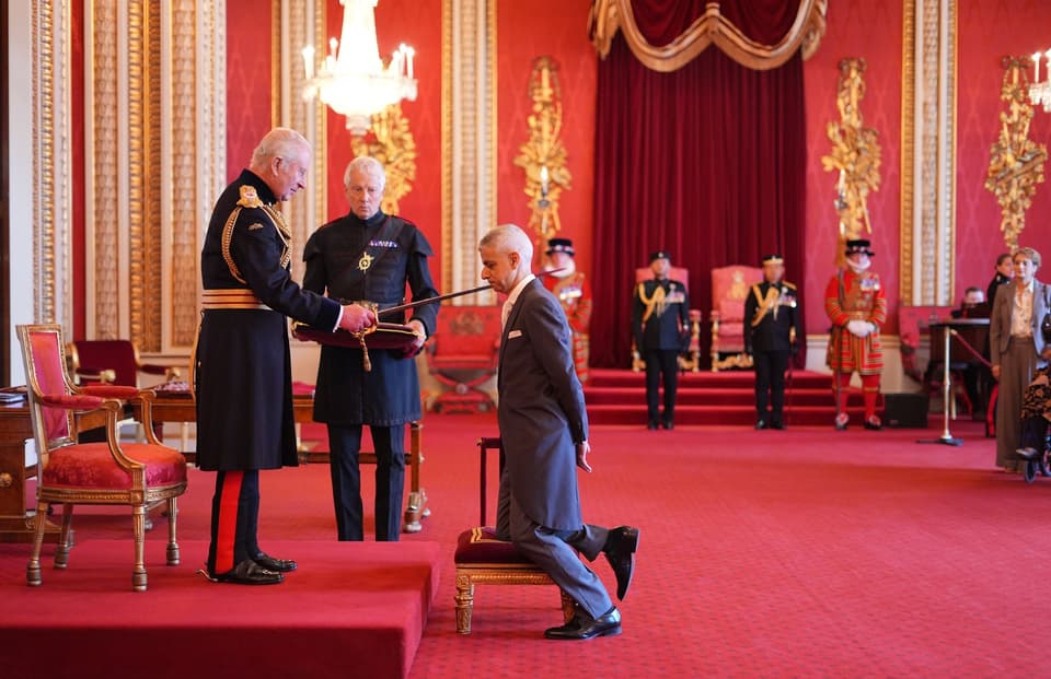 Investitures at Buckingham Palace