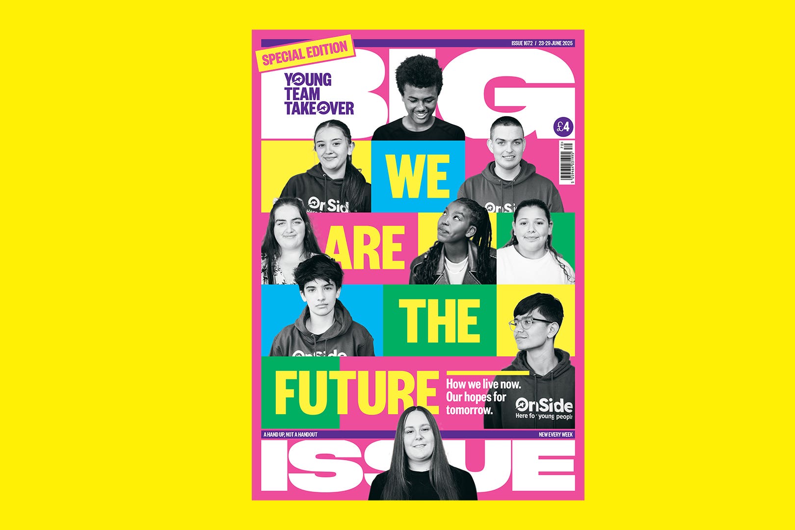 Teenagers help produce latest Big Issue magazine