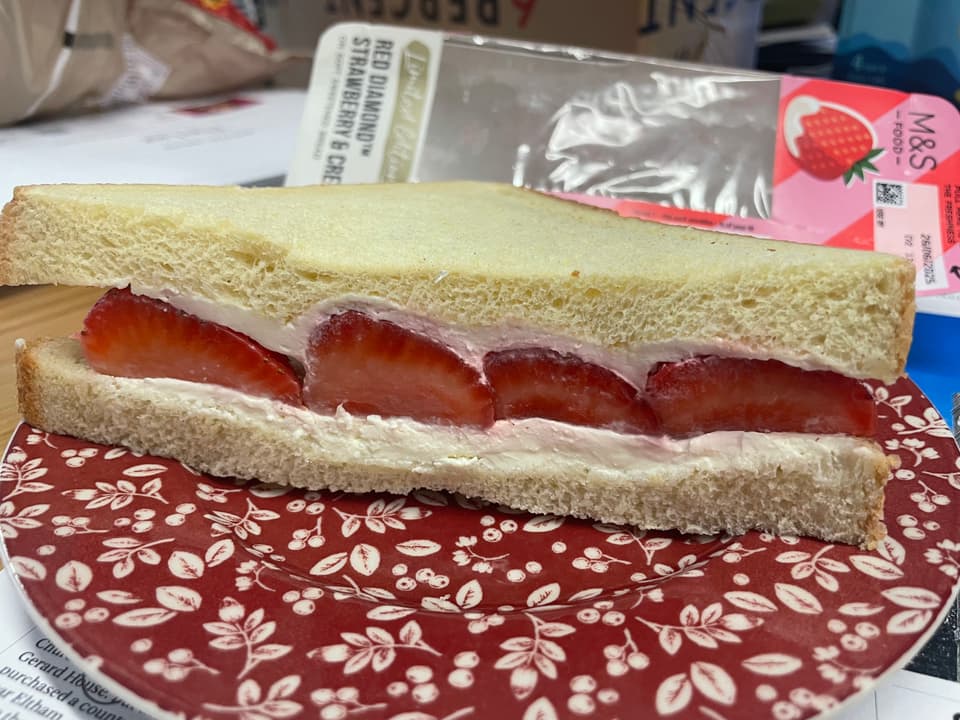 strawberries and cream