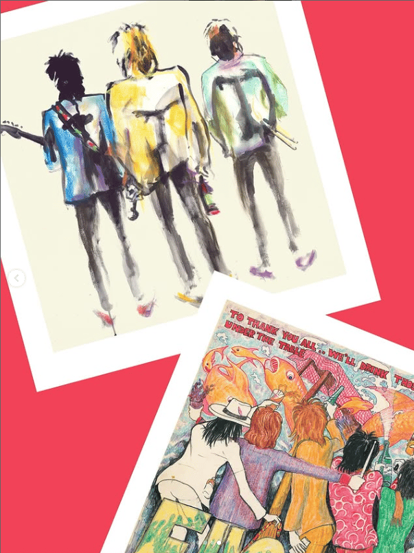 Ronnie Wood has released new prints of the Faces ahead of his Glastonbury set with Sir Rod Stewart 