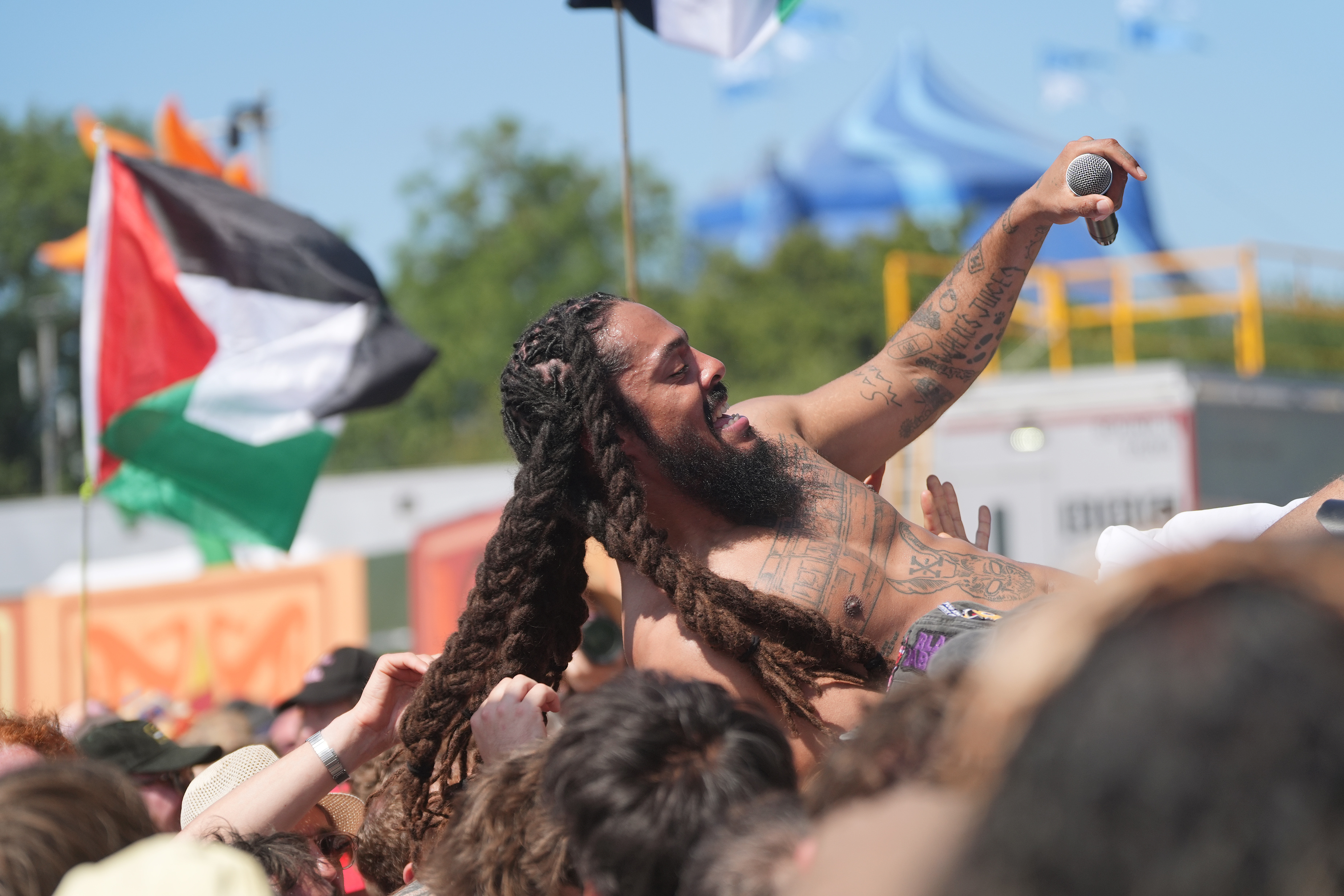 Bob Vylan address Glastonbury 'death to IDF' chants storm: 'We're being targeted for speaking up'