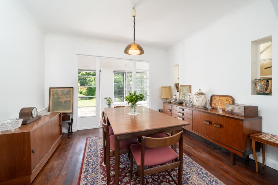 The wooden floors are all original