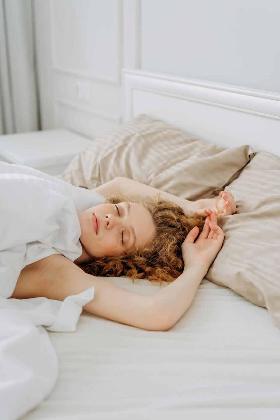 Disturbed or restless sleep could be a sign of dehydration