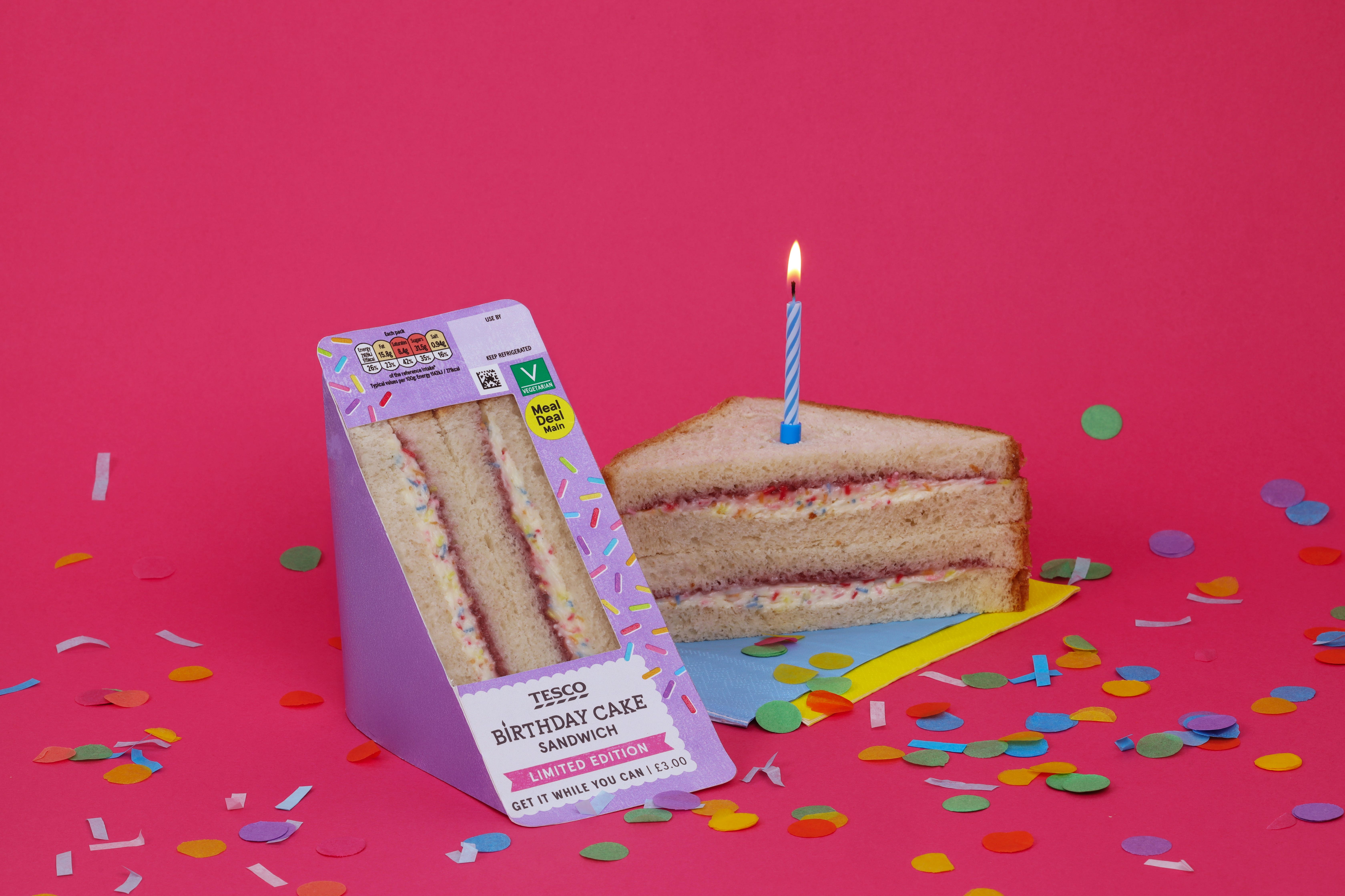 Tesco’s Birthday Cake Sandwich