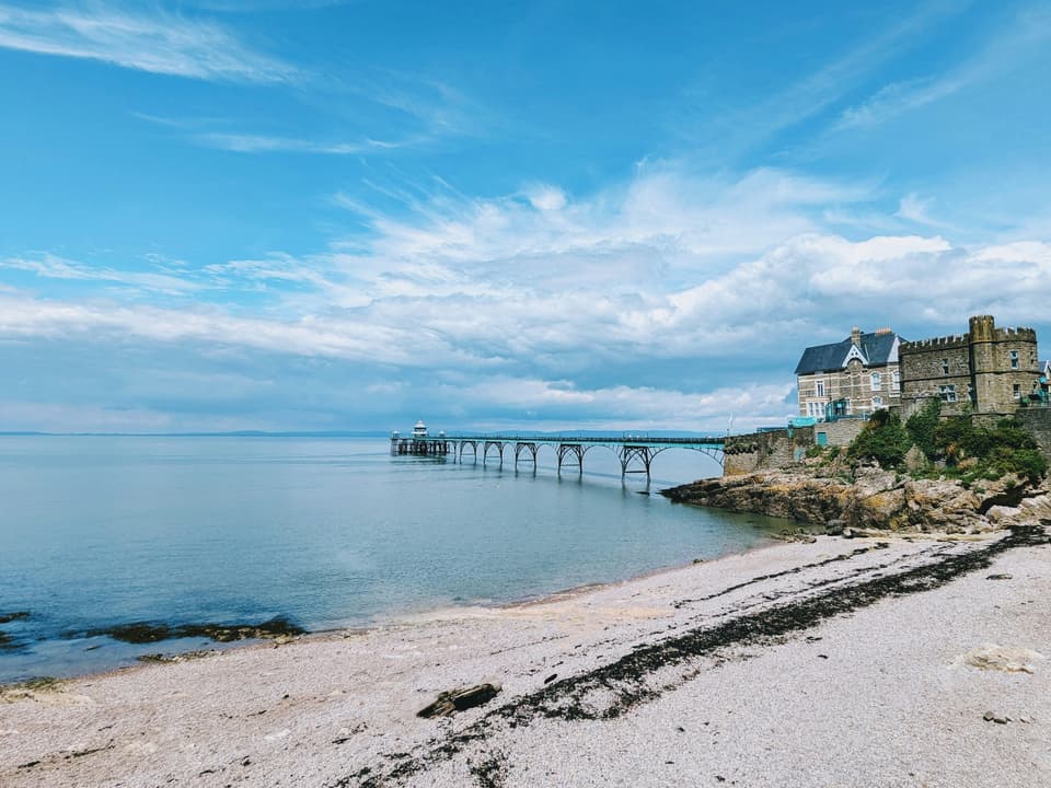 Clevedon beach, North Somerset
