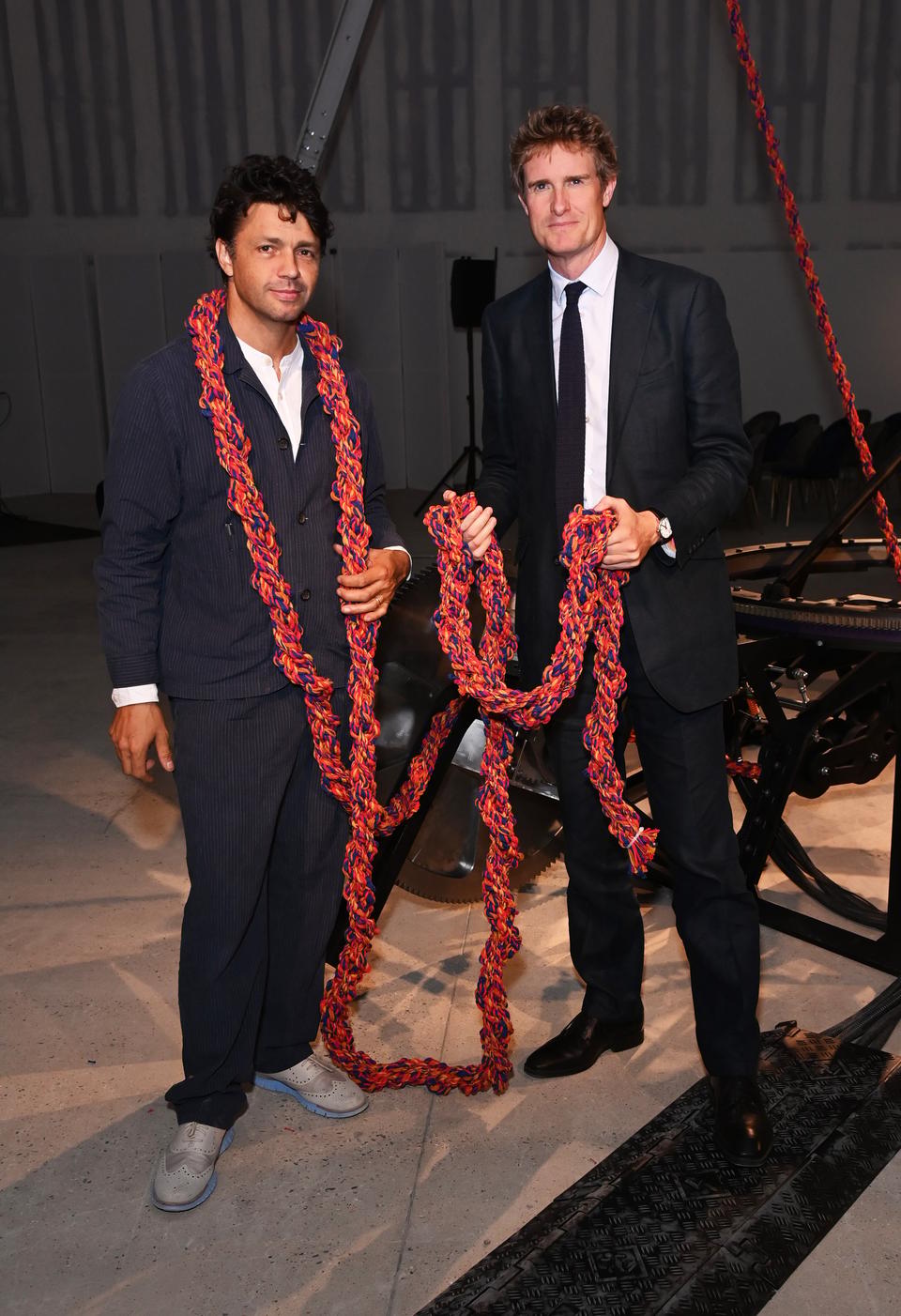Conrad Shawcross Unveils His New Kinetic Sculpture "UMBILICAL" At Here East