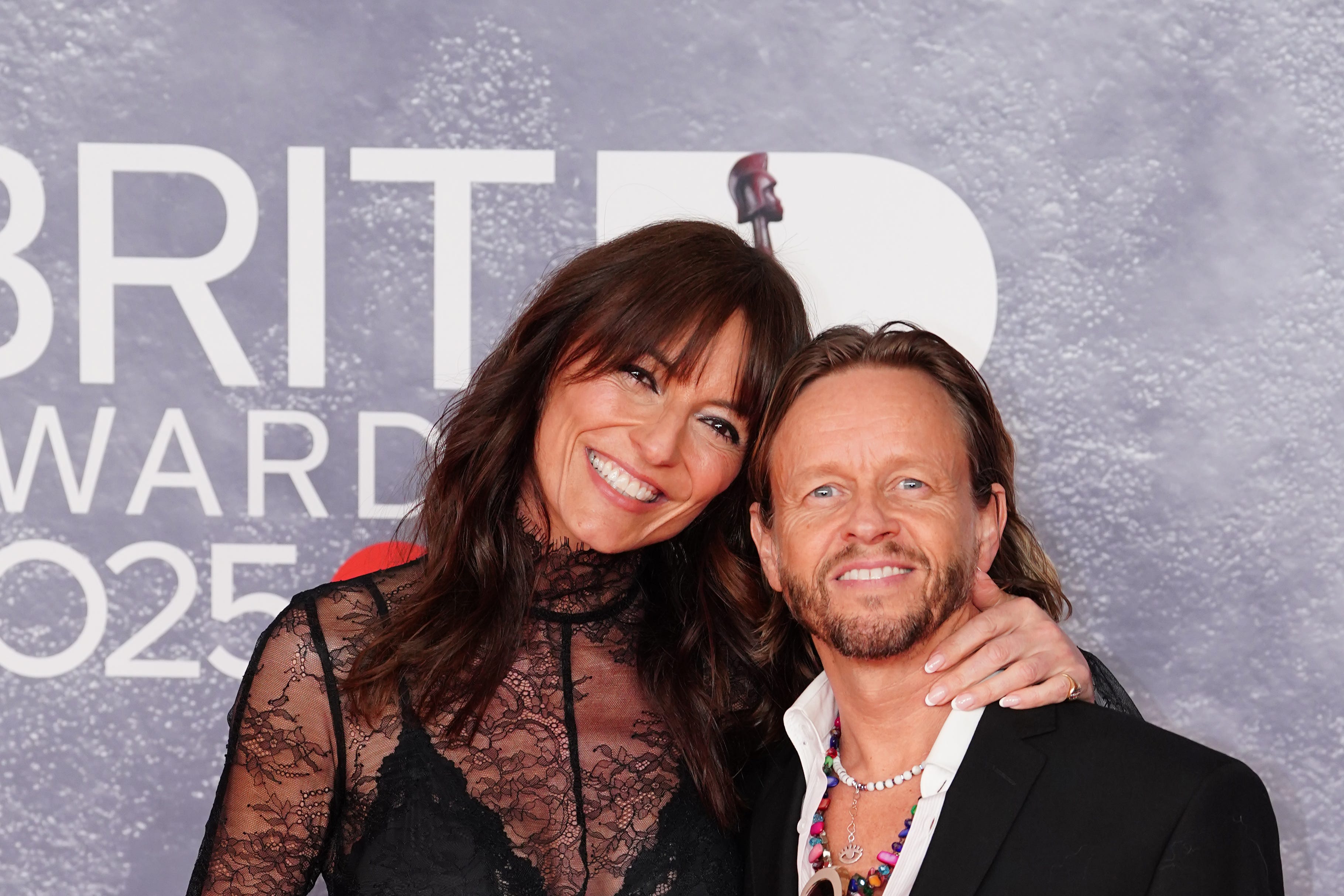 Davina McCall and her partner Michael Douglas