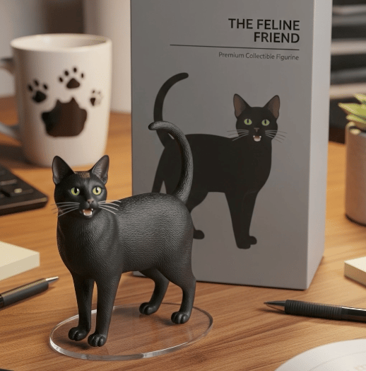 Even your pets can become a 3D figurine.