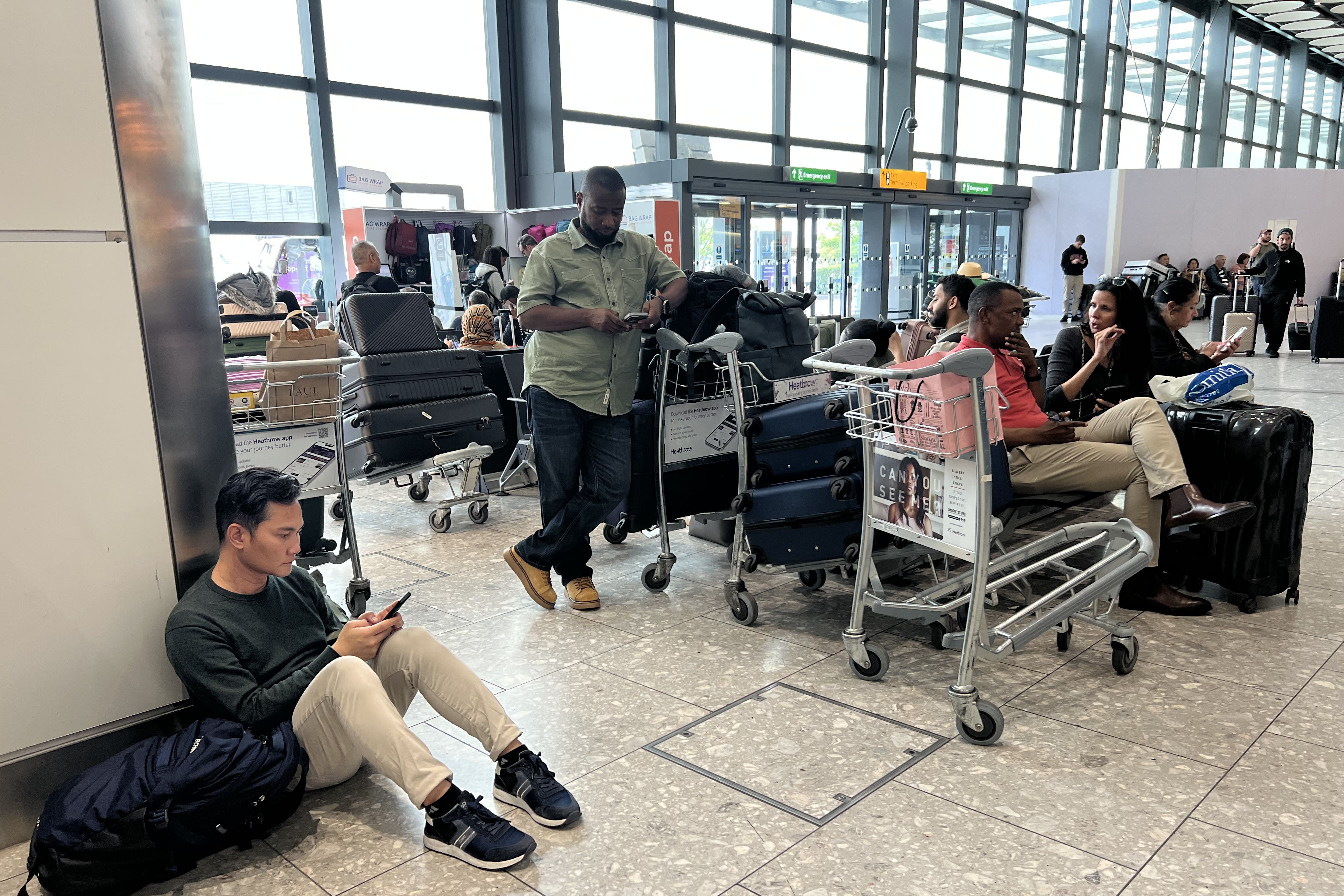 Passengers facing another day of disruption after check-in system ‘cyber attack’