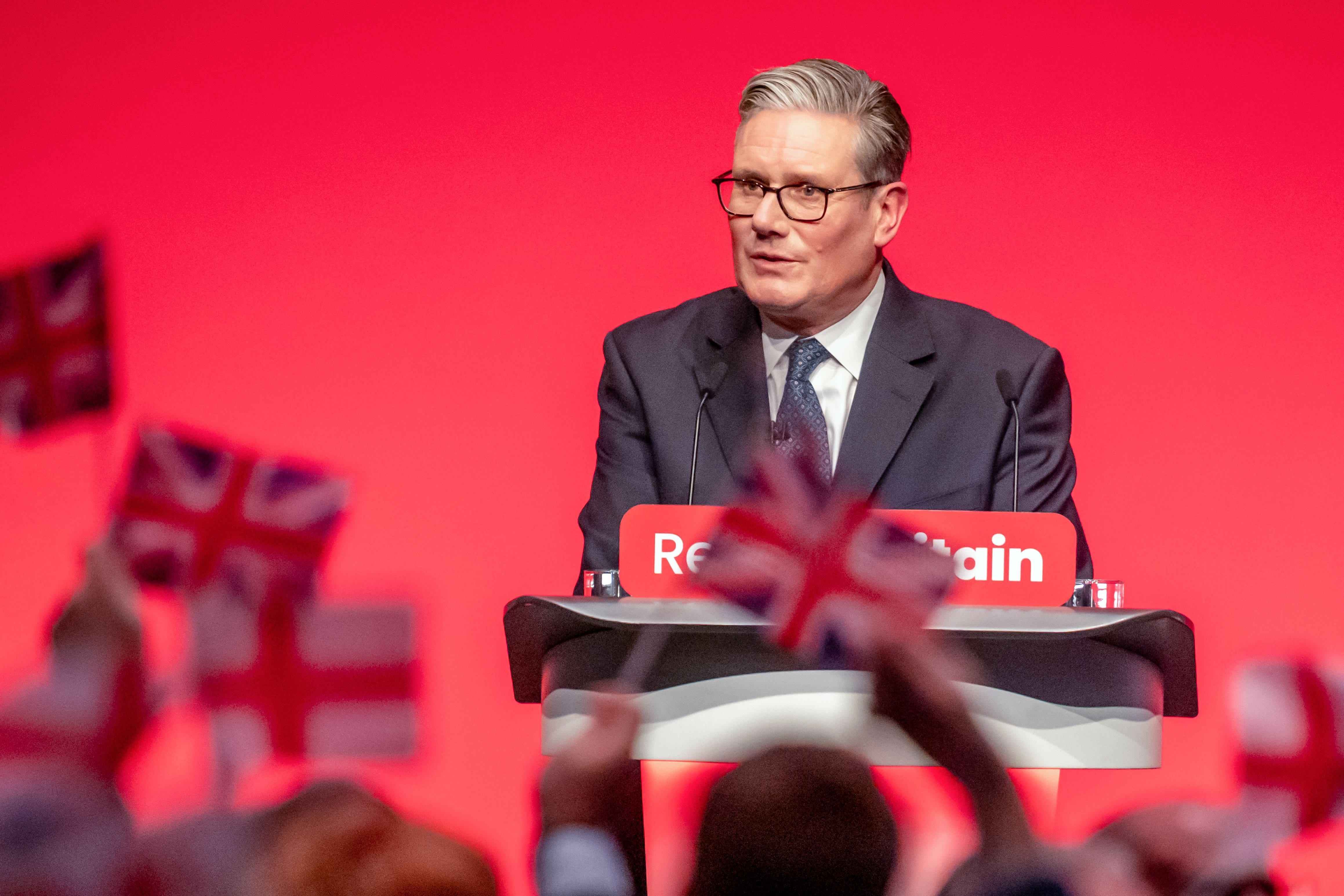 Keir Starmer is a plastic patriot just like Nigel Farage