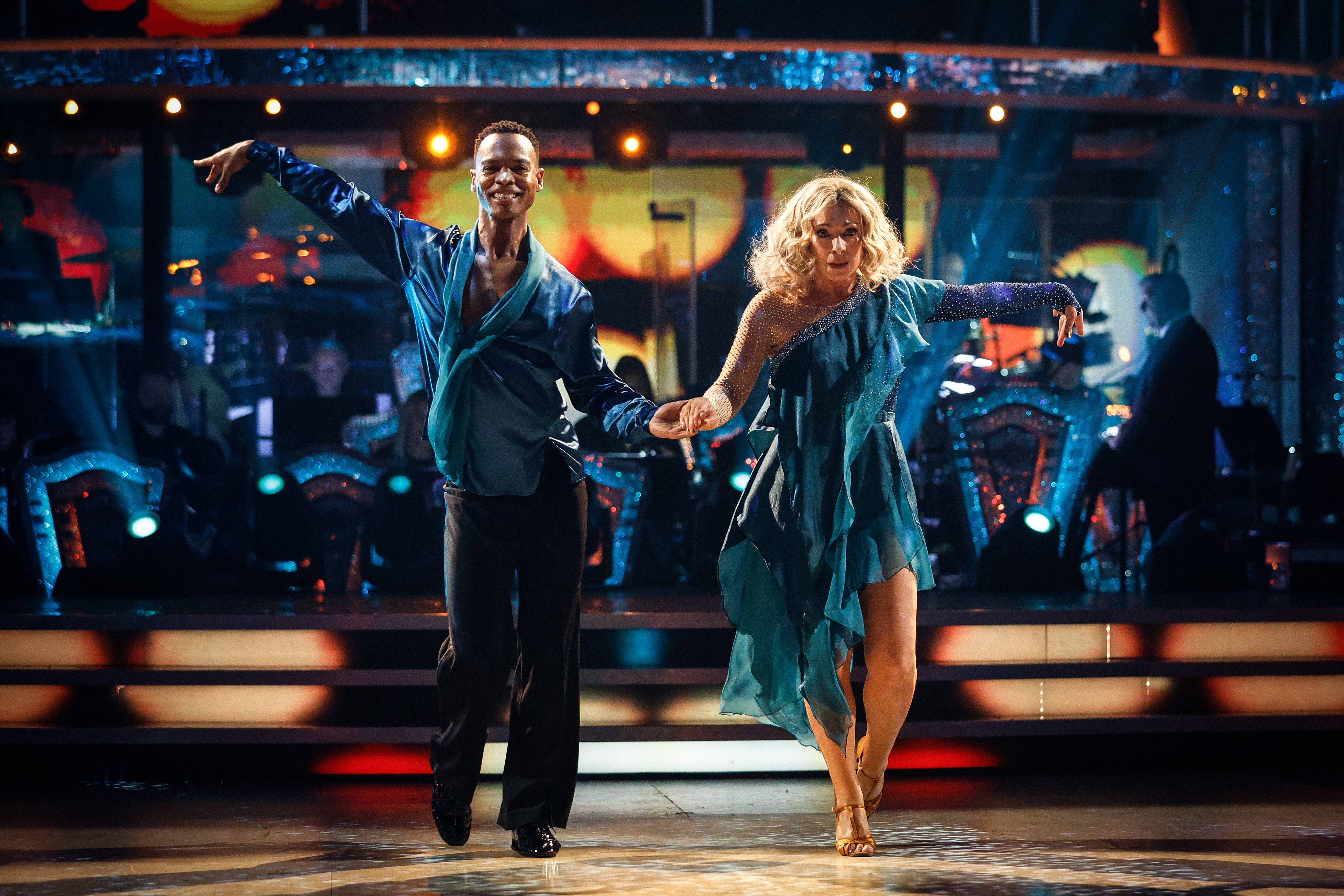 Alex Kingston tops Strictly leaderboard with a 10 and a kiss from Shirley Ballas