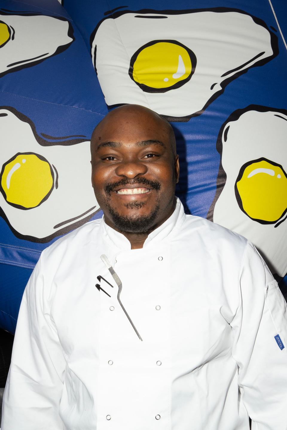Nestor in his chef whites