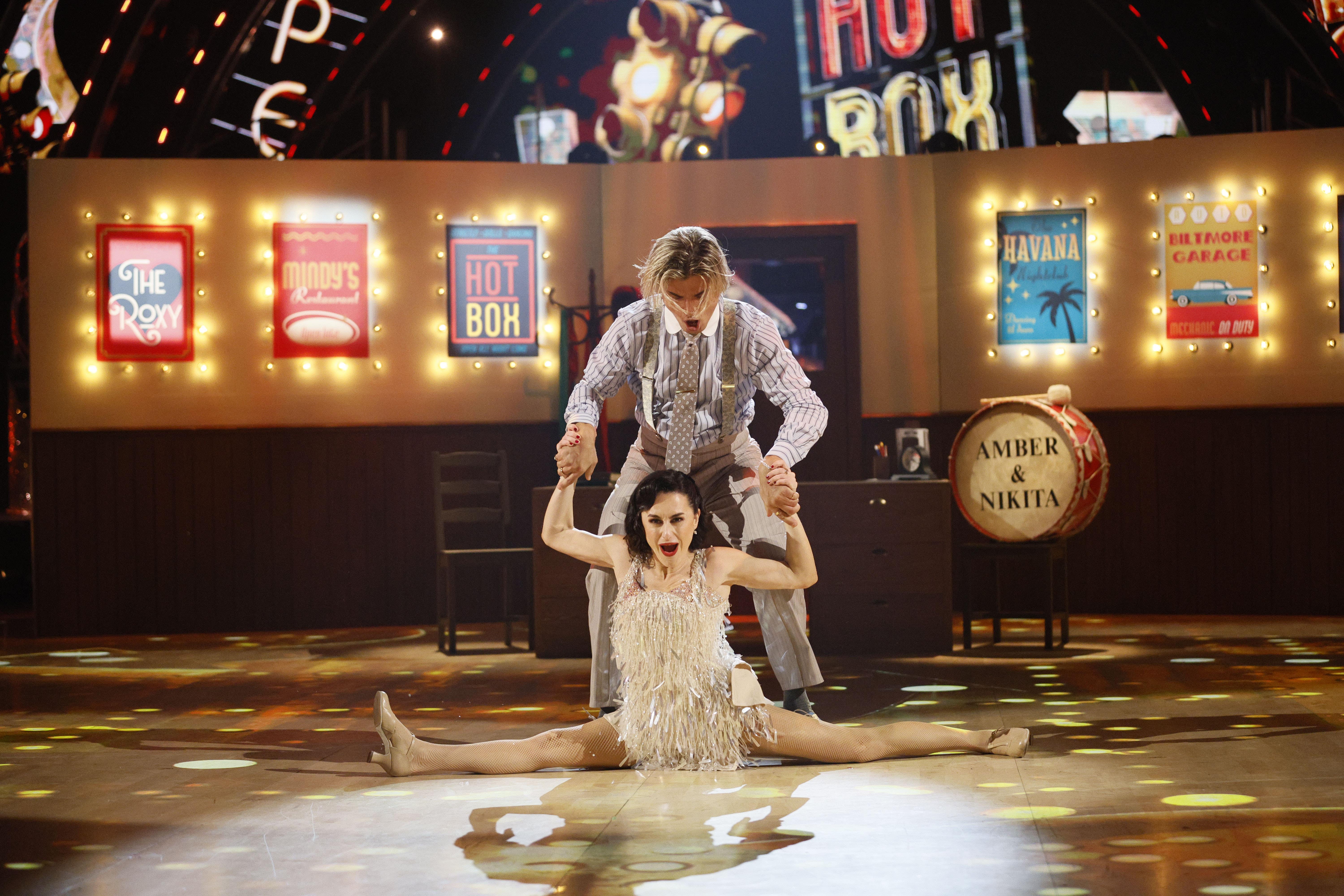 Amber Davies receives perfect score during musicals week on Strictly