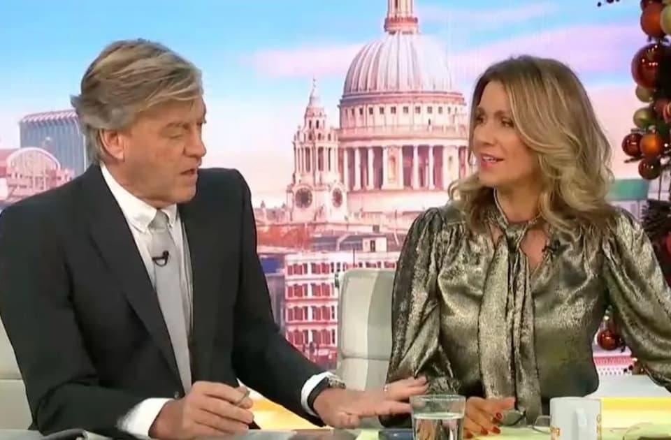 Richard Madeley Susanna Reid on GMB