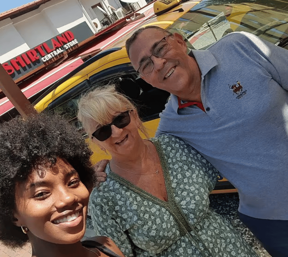 Chyna Mills Neil Jones' mother Helen and her partner