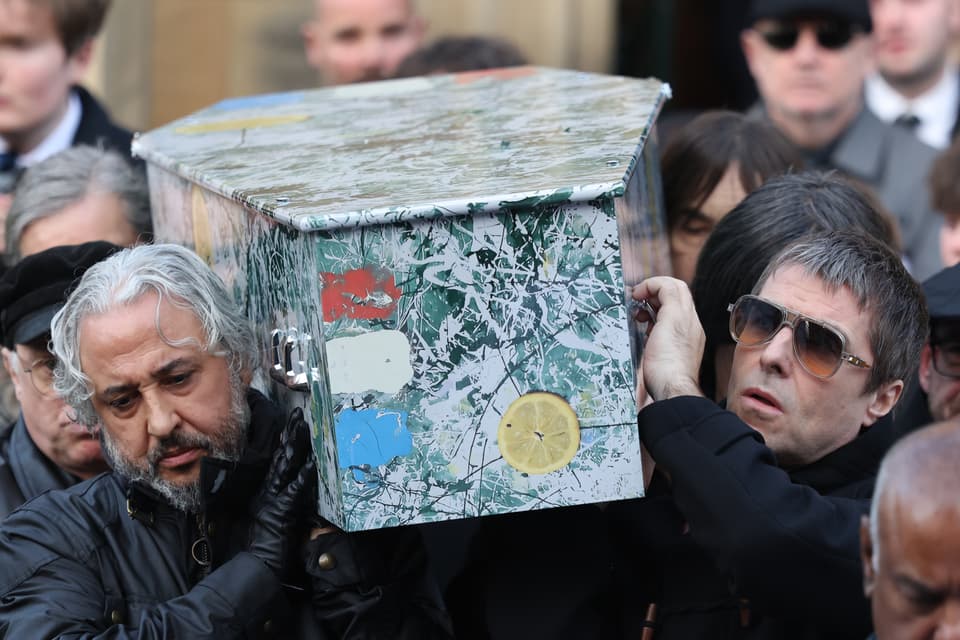 The Funeral Of Gary Mounfield Is Held At Manchester Cathedral